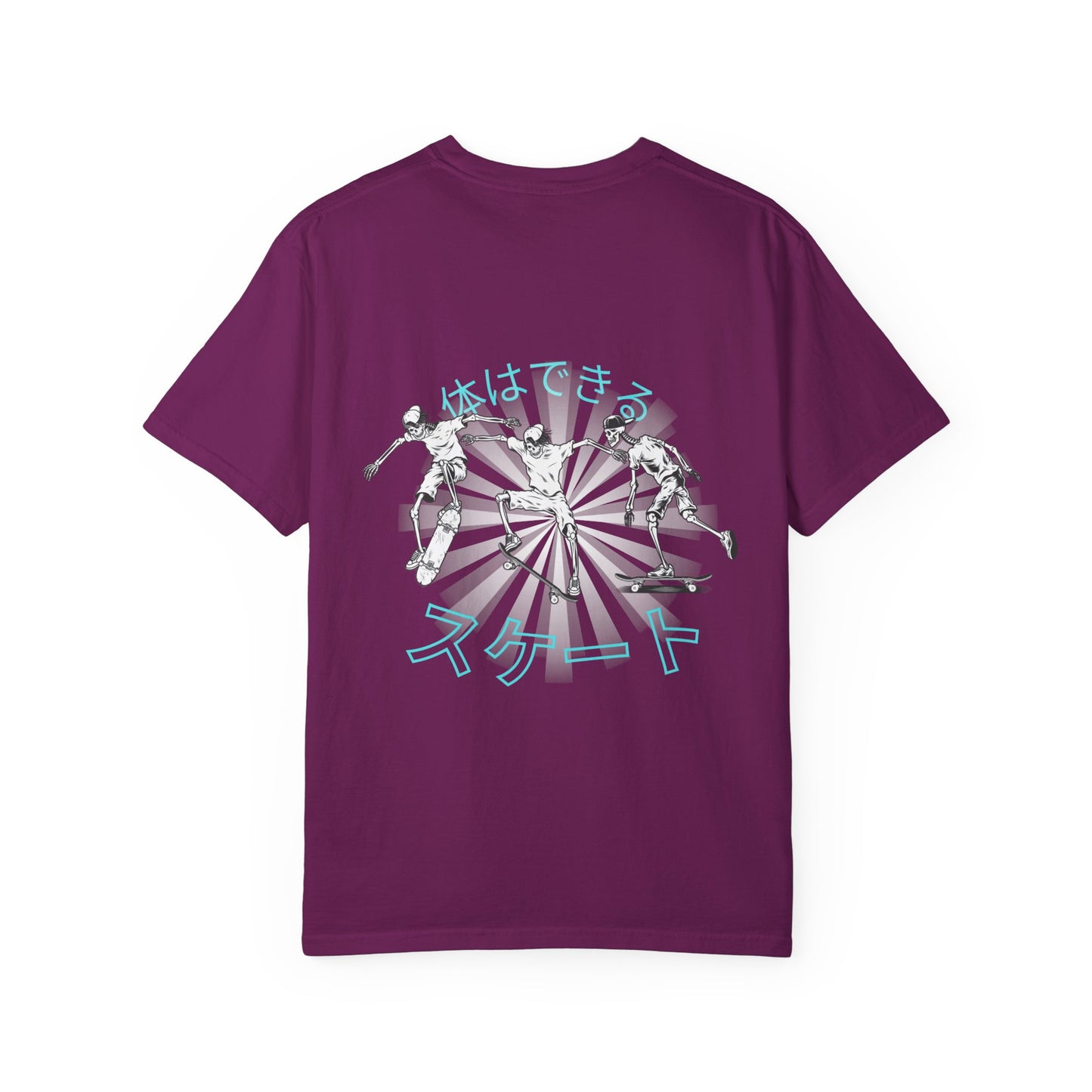Japanese Skateboarding Design T-Shirt, Unisex Graphic Tee, Casual Streetwear, Gift for Skaters, Trendy Graphic T-Shirt, Funny Skate Shirt