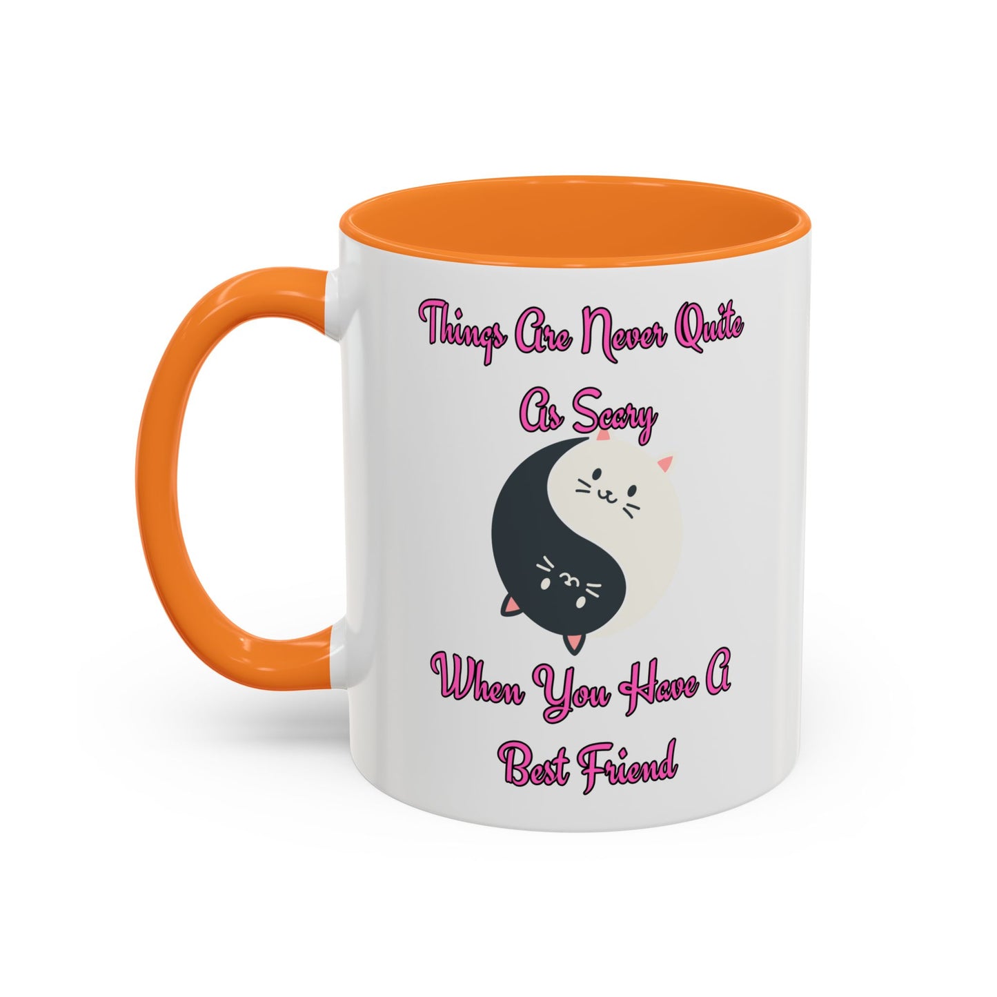 Cute Best Friend Coffee Mug | Colorful Ceramic Mug for Friendship | Gift for Besties, Birthdays, Friendship Day, Cute Mug