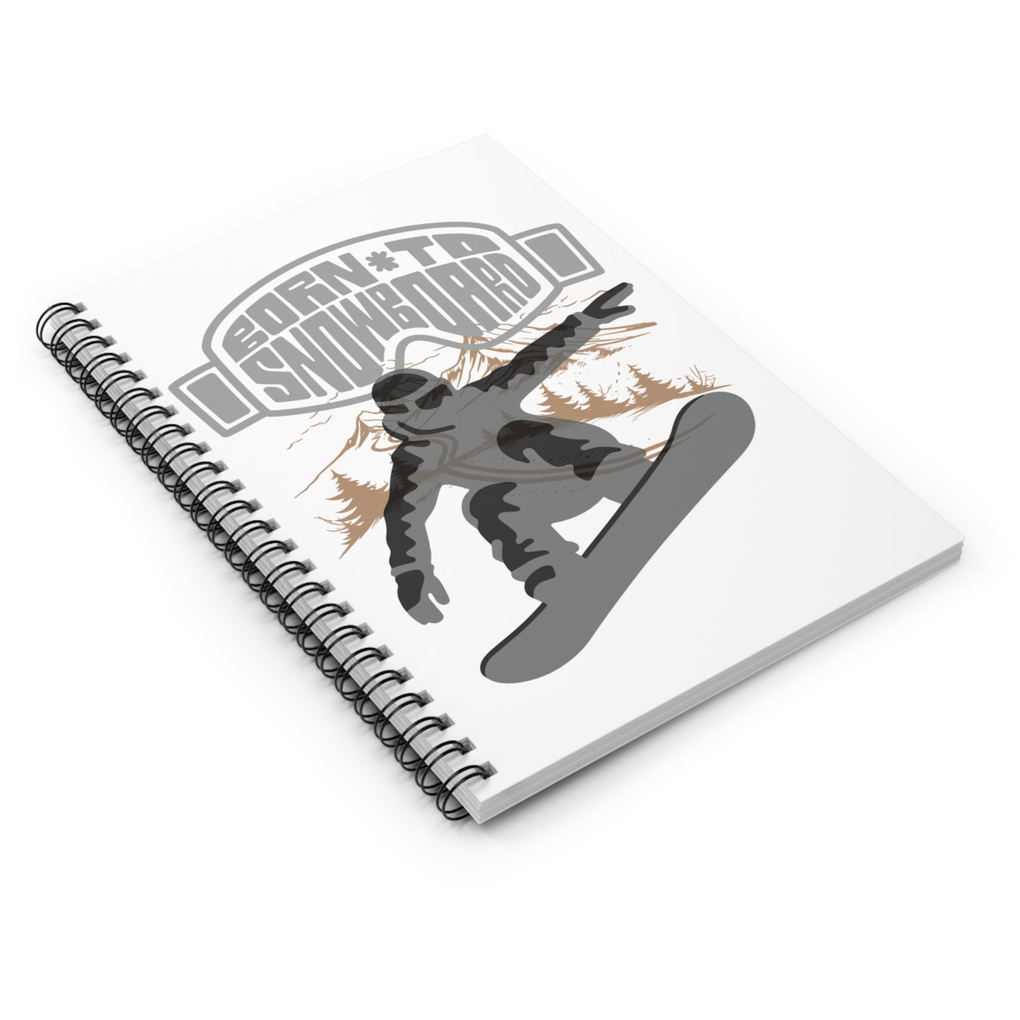 Snowboarder Spiral Notebook - Perfect for Snowboarding Enthusiasts, Gift for Winter Sports Lovers, Ideal for Journaling & Planning
