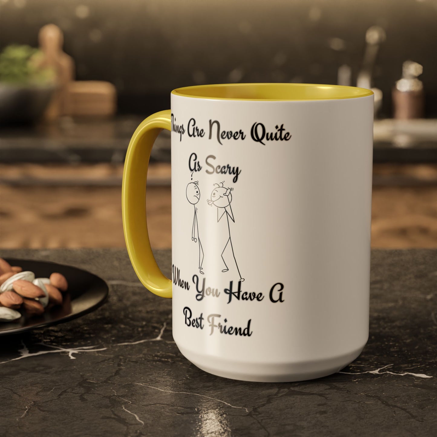 Best Friend Quote Mug, Friendship Gift, Coffee Cup, Motivational Mug, Funny Present for Friends