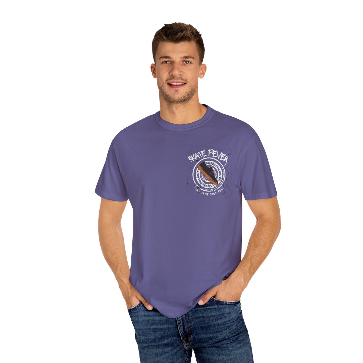 Skate Fever Unisex T-shirt - Retro Skateboarding Tee, Gift for Skaters, Streetwear, Casual Style, Birthday, Chill Vibes