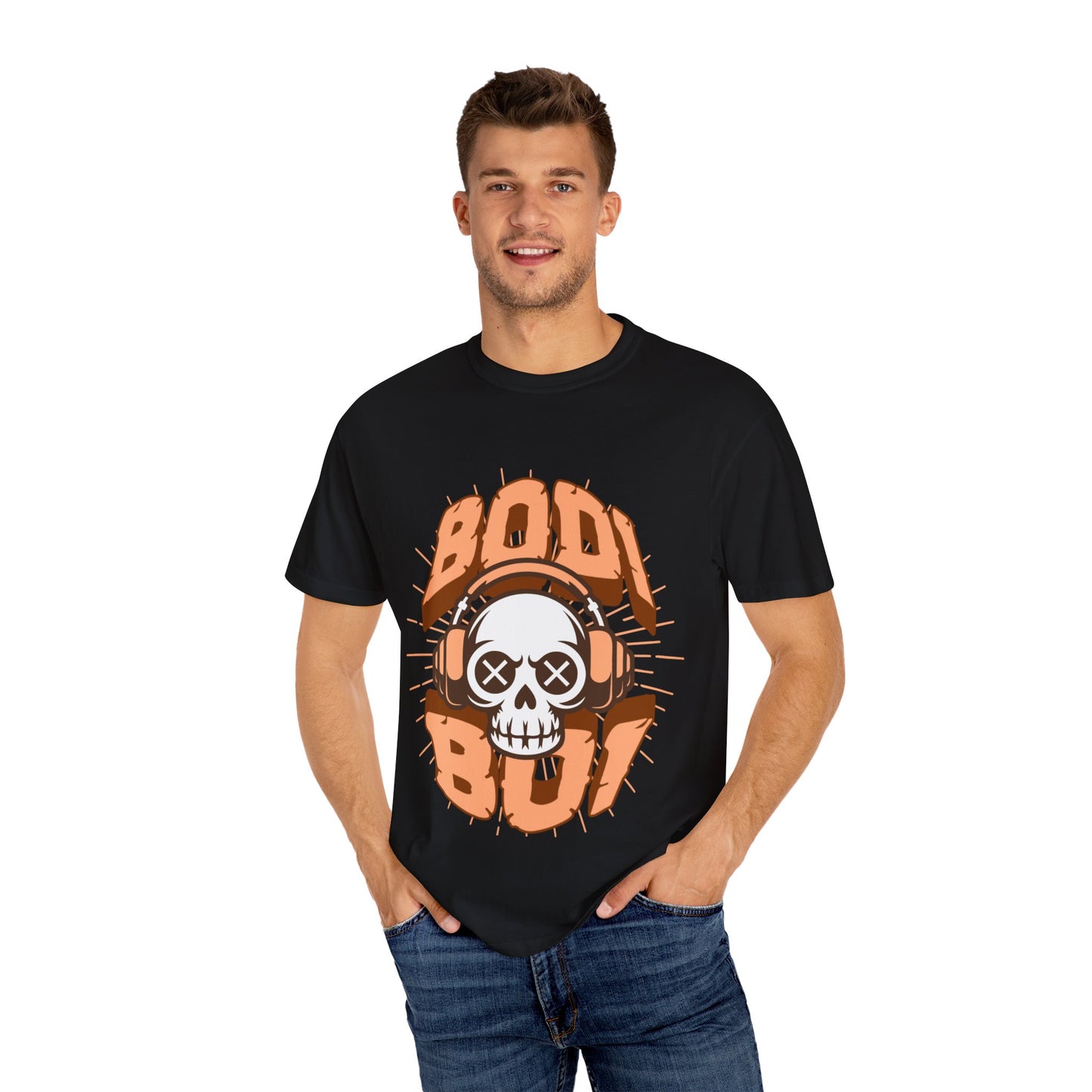 Edgy Skull Graphic Tee, Unisex T-shirt for Music Lovers, Casual Streetwear, Alternative Fashion, Gift for Him/Her