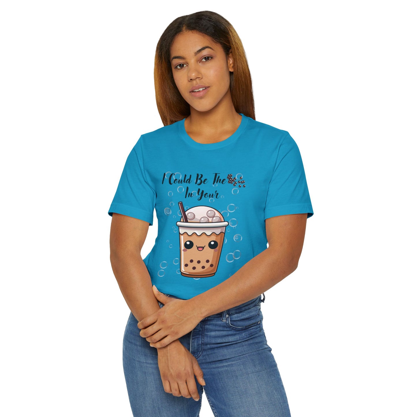 Cute Bubble Tea T-Shirt, Funny Drink Tee, Gift for Tea Lovers, Unisex Casual Shirt, Trendy Summer Wear, Coffee Addict Top
