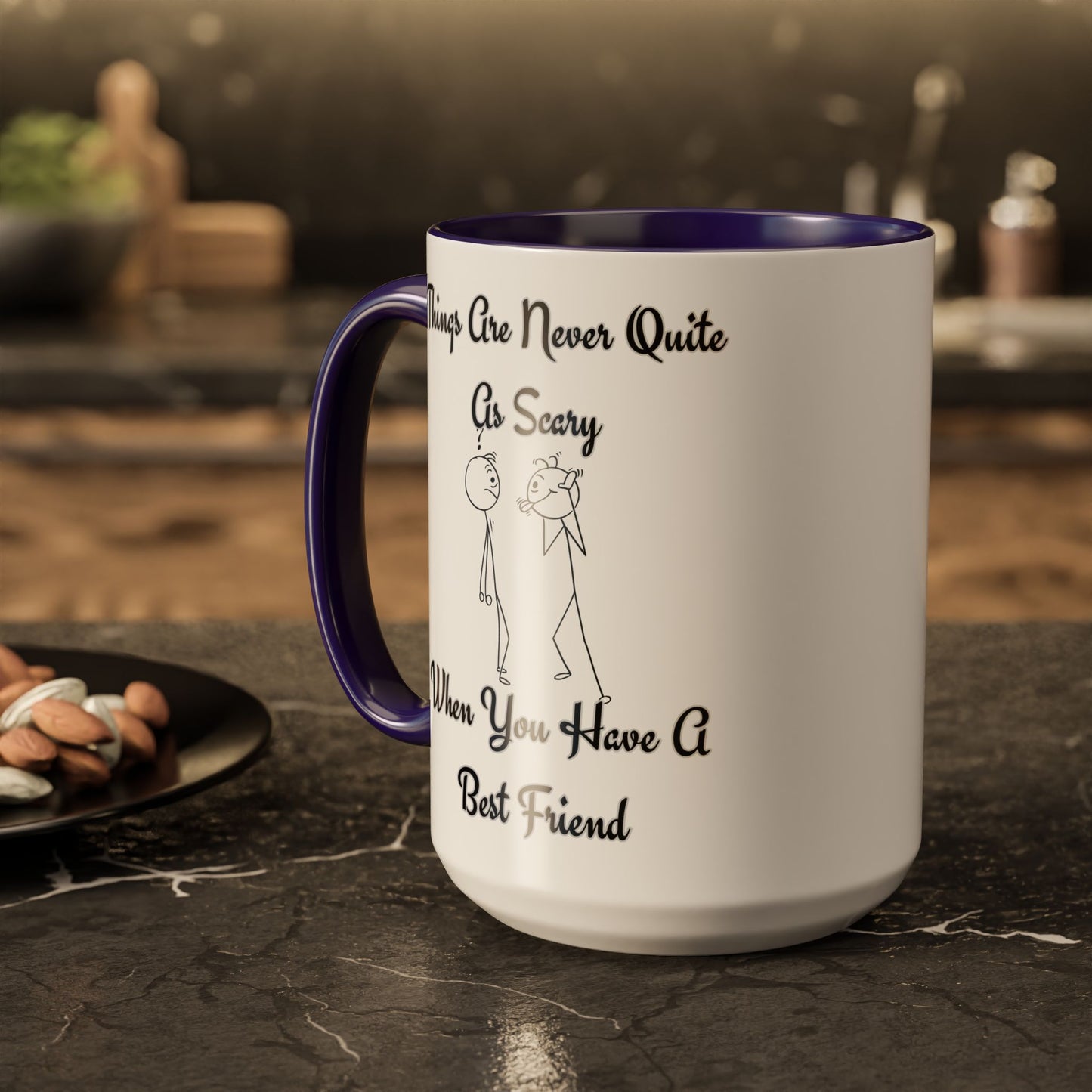 Best Friend Quote Mug, Friendship Gift, Coffee Cup, Motivational Mug, Funny Present for Friends