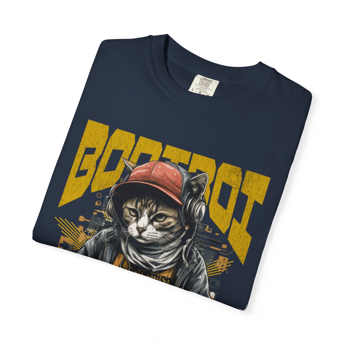 Bodi boi Unisex Vintage Style T-Shirt, Trendy Apparel for Cat Lovers, Casual Wear, Unique Gift Idea