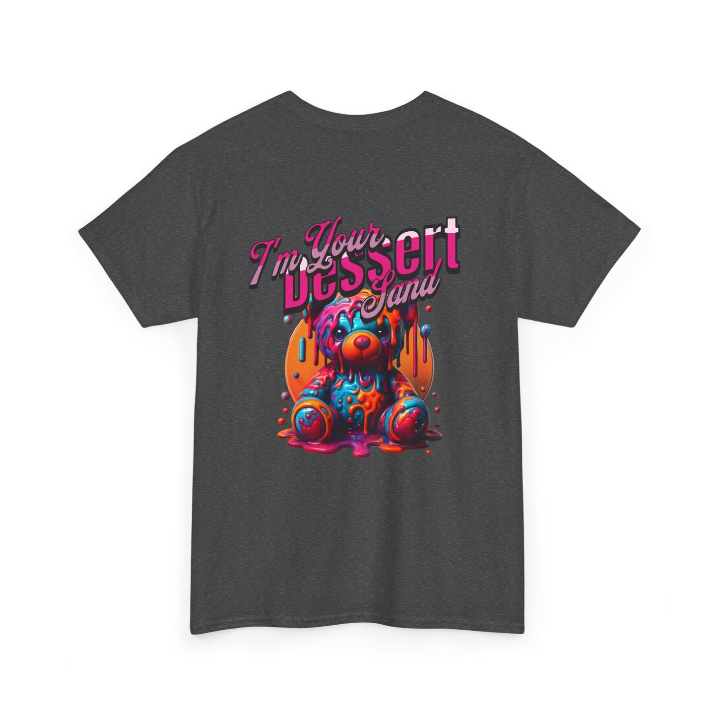 Whimsical Unisex Tee with Dessert Design, Fun Graphic Shirt for Parties, Casual Wear, Gift for Food Lovers, Cute Apparel