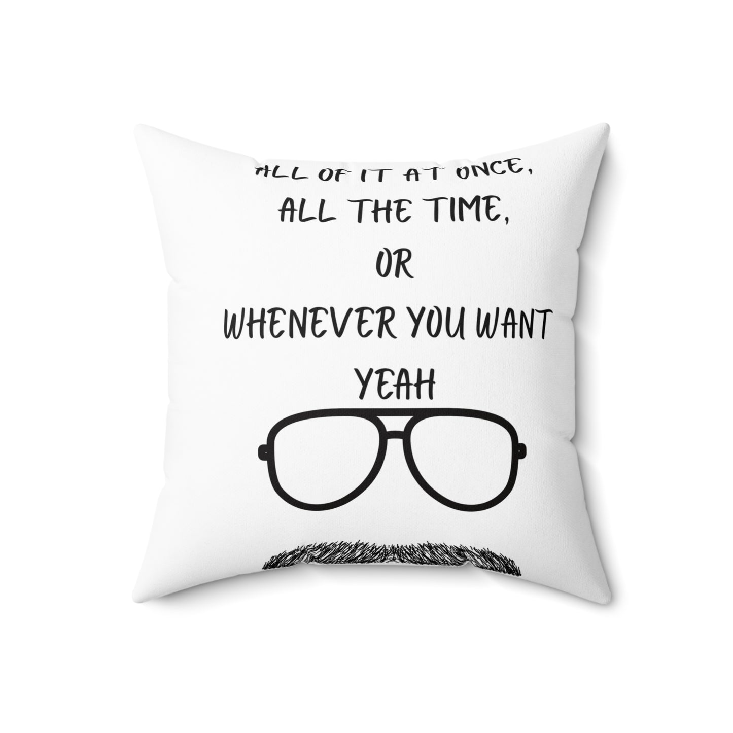 Birthday Do It Lady Humor Square Pillow | Do It Lady! Funny Gift, Decorative Throw Pillow, Sofa Cushion, Birthday Decor, Gift for Her