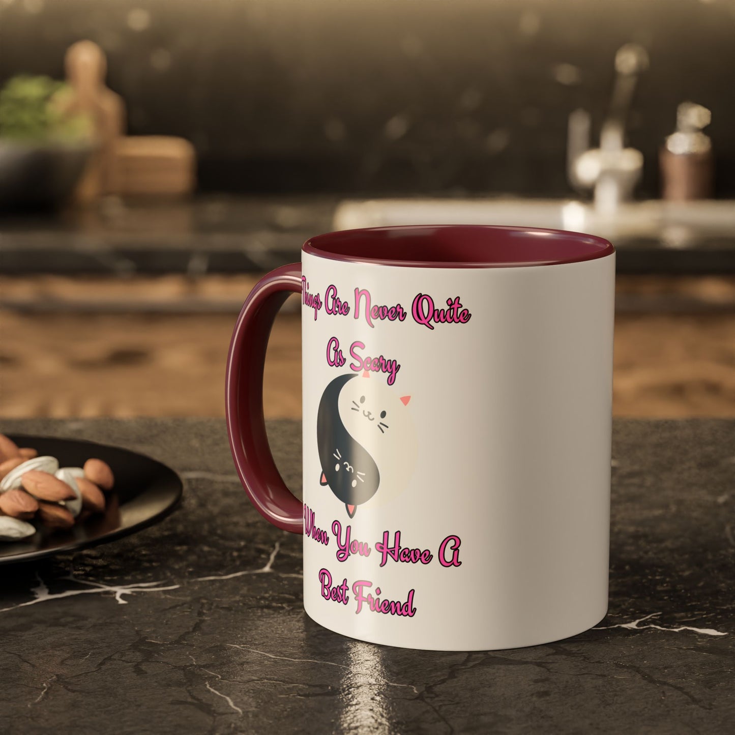 Cute Best Friend Coffee Mug | Colorful Ceramic Mug for Friendship | Gift for Besties, Birthdays, Friendship Day, Cute Mug