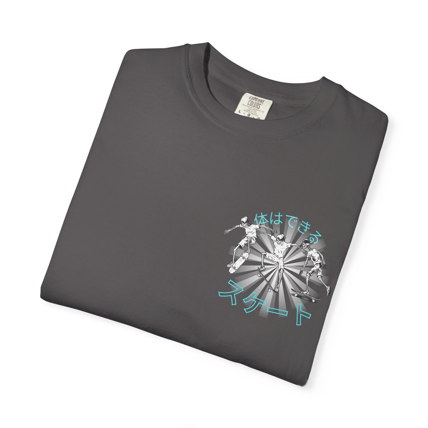 Japanese Skateboarding Design T-Shirt, Unisex Graphic Tee, Casual Streetwear, Gift for Skaters, Trendy Graphic T-Shirt, Funny Skate Shirt