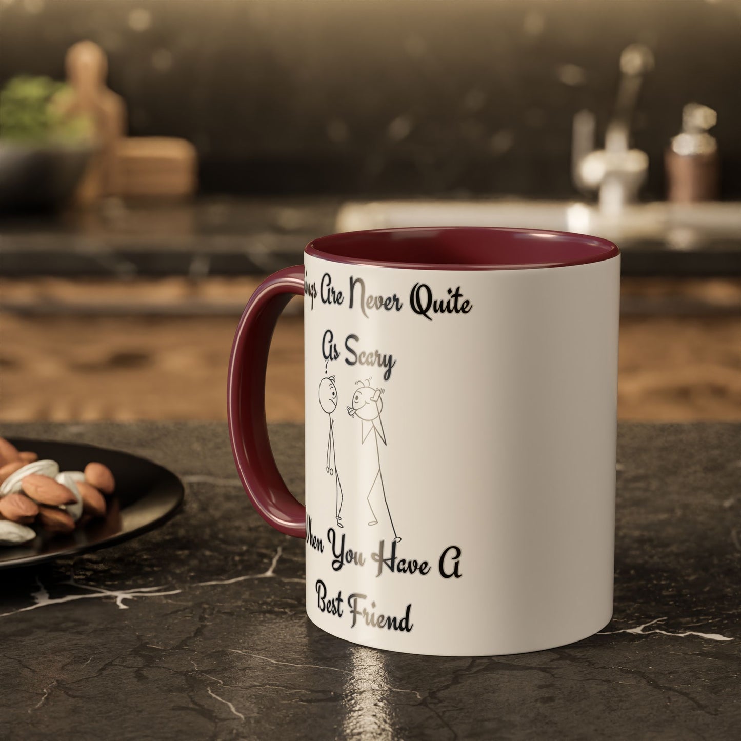 Best Friend Quote Mug, Friendship Gift, Coffee Cup, Motivational Mug, Funny Present for Friends