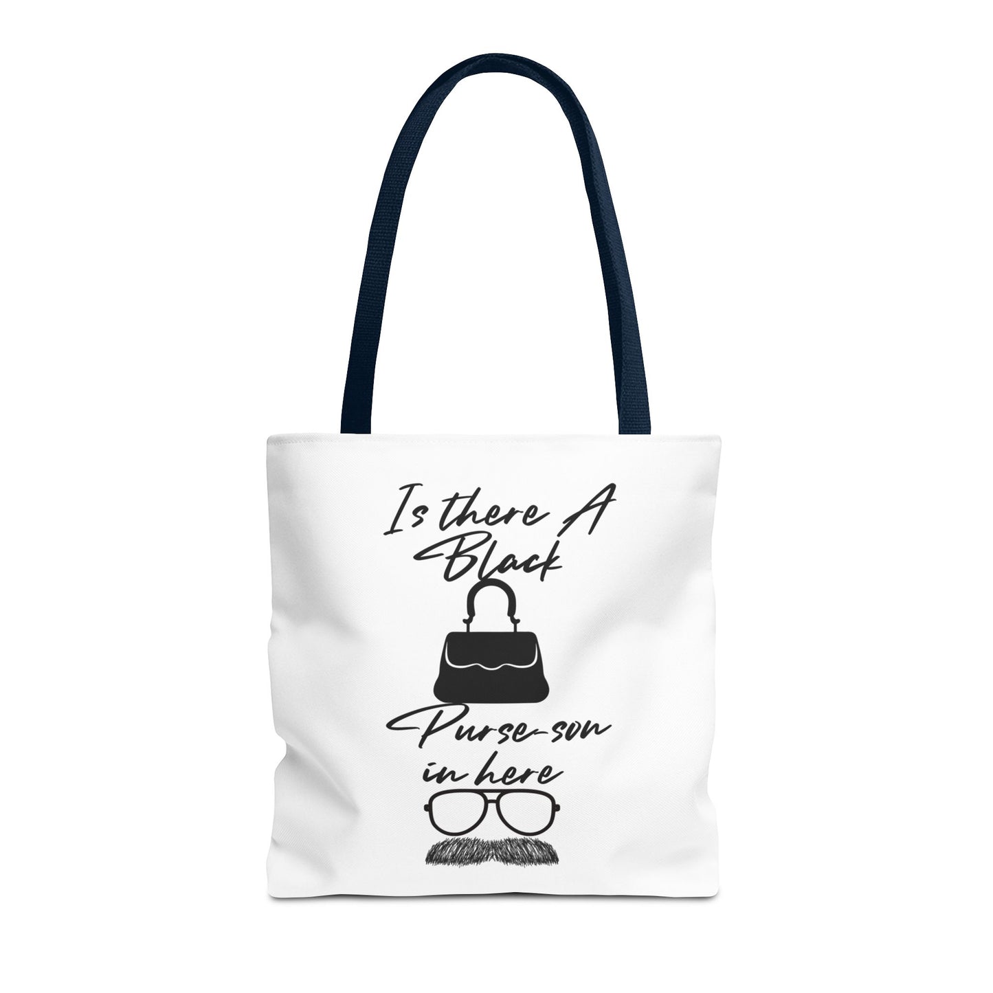 Black Purse-son Tote Bag, Funny Tote for Men and Women, Gift for Friends, Casual Bag, Shopping Tote, Perfect for Birthdays and Celebrations