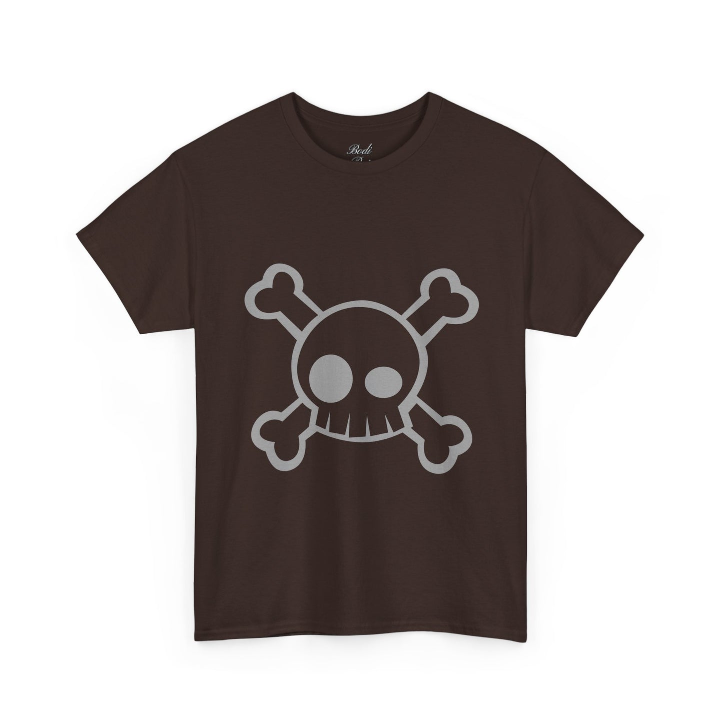 Skull & Bear Graphic Tee, Unisex Heavy Cotton Shirt for Casual Wear, Gift for Birthdays, Halloween, Gothic Tee, Cool Tee, Bear Lover Gift,