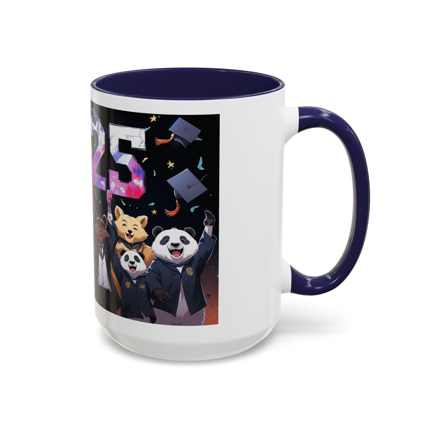 Anime Animals Graduation Celebration Coffee Mug, Funny Animal Graduation Mug, Custom Graduate Gift, Class of 2025 Mug, Unique Graduation Present