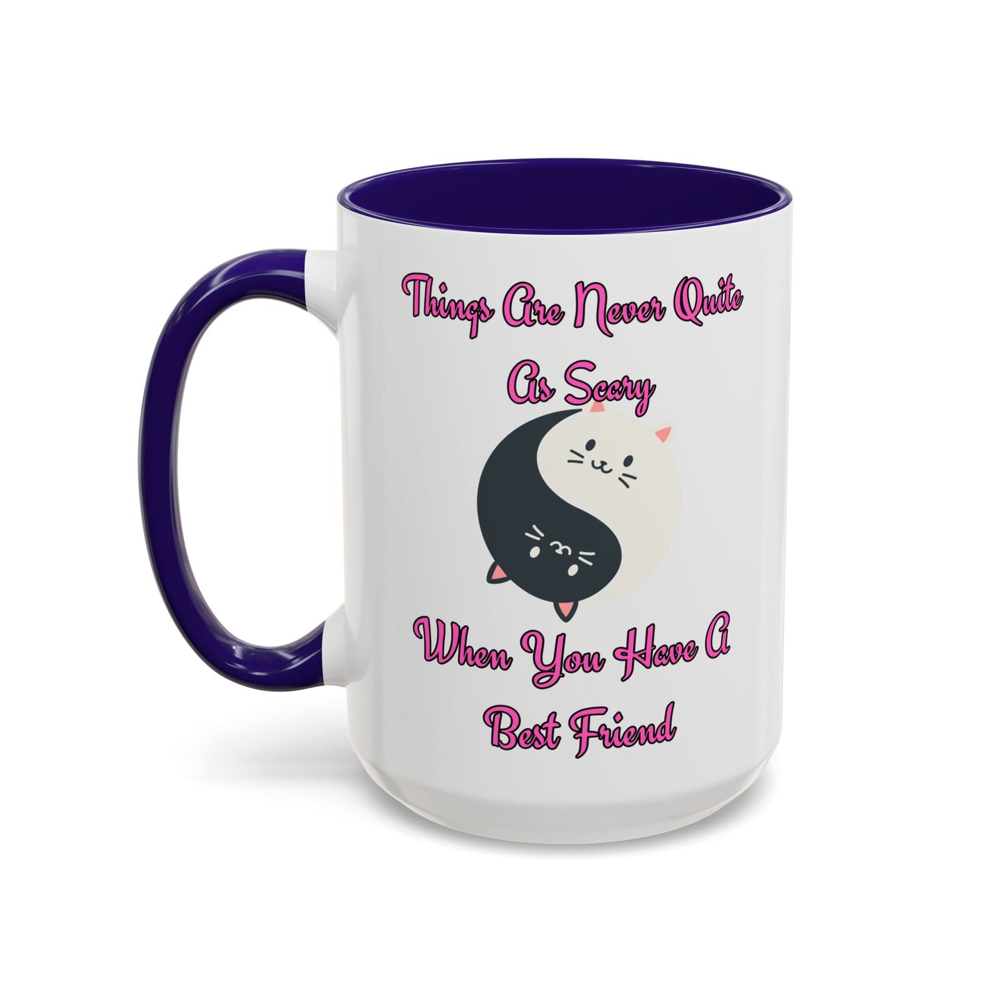Cute Best Friend Coffee Mug | Colorful Ceramic Mug for Friendship | Gift for Besties, Birthdays, Friendship Day, Cute Mug