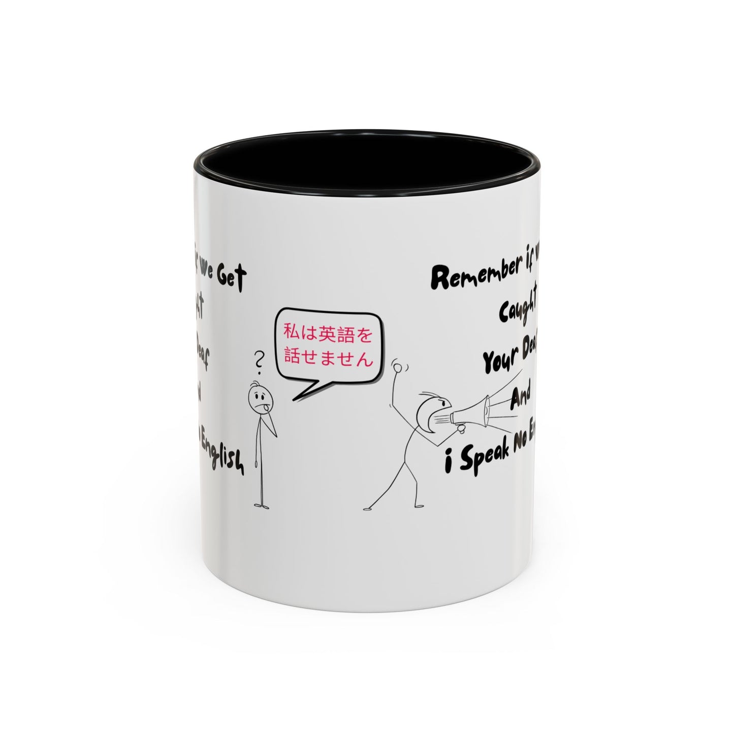 Humorous Accent Coffee Mug, Funny Gift for Language Lovers, Quirky Tea Mug, Cute Coffee Cup, Ideal for Friends, Family, or Students