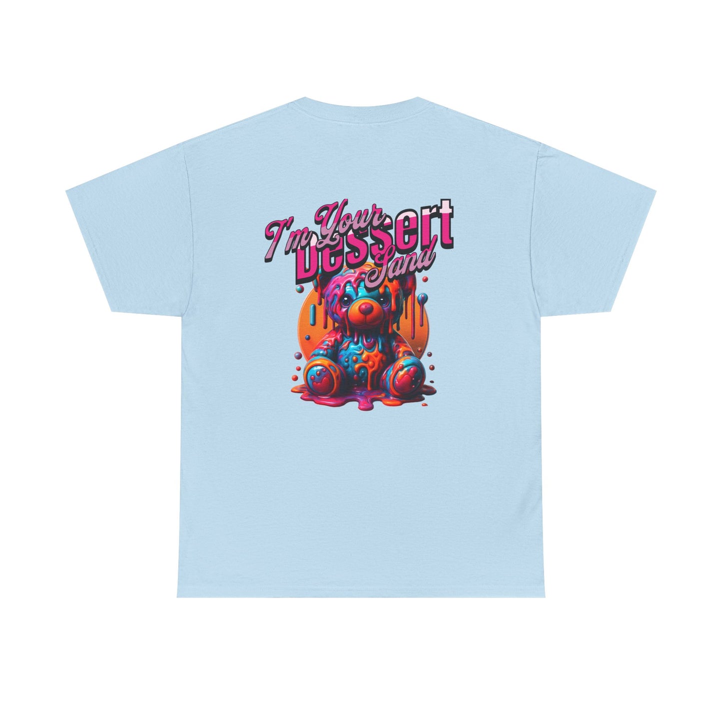 Whimsical Unisex Tee with Dessert Design, Fun Graphic Shirt for Parties, Casual Wear, Gift for Food Lovers, Cute Apparel