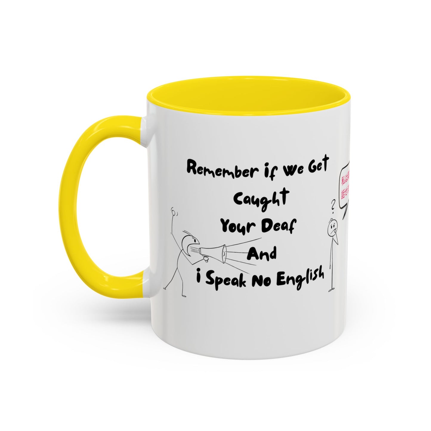 Humorous Accent Coffee Mug, Funny Gift for Language Lovers, Quirky Tea Mug, Cute Coffee Cup, Ideal for Friends, Family, or Students