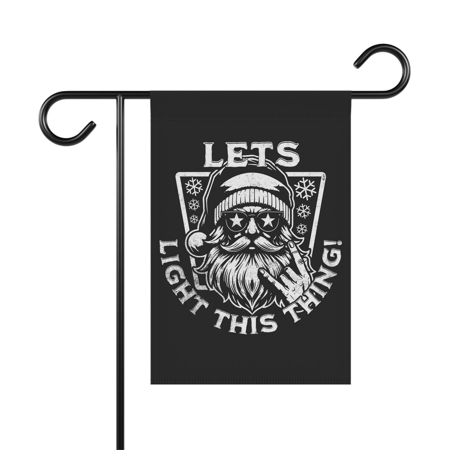 Christmas Garden Banner, Holiday Decor, Festive Outdoor Flag, Winter Home Decoration, Seasonal Garden Sign, Yard Art