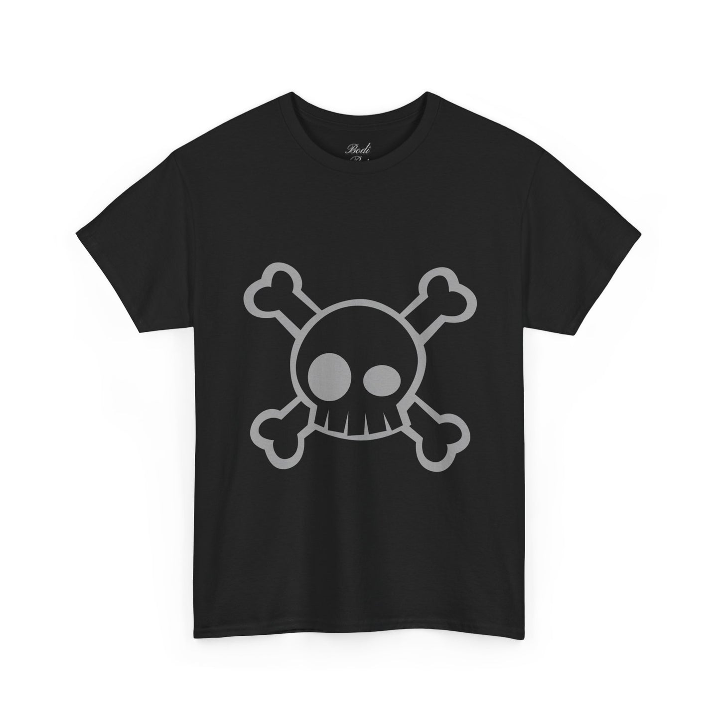 Skull & Bear Graphic Tee, Unisex Heavy Cotton Shirt for Casual Wear, Gift for Birthdays, Halloween, Gothic Tee, Cool Tee, Bear Lover Gift,