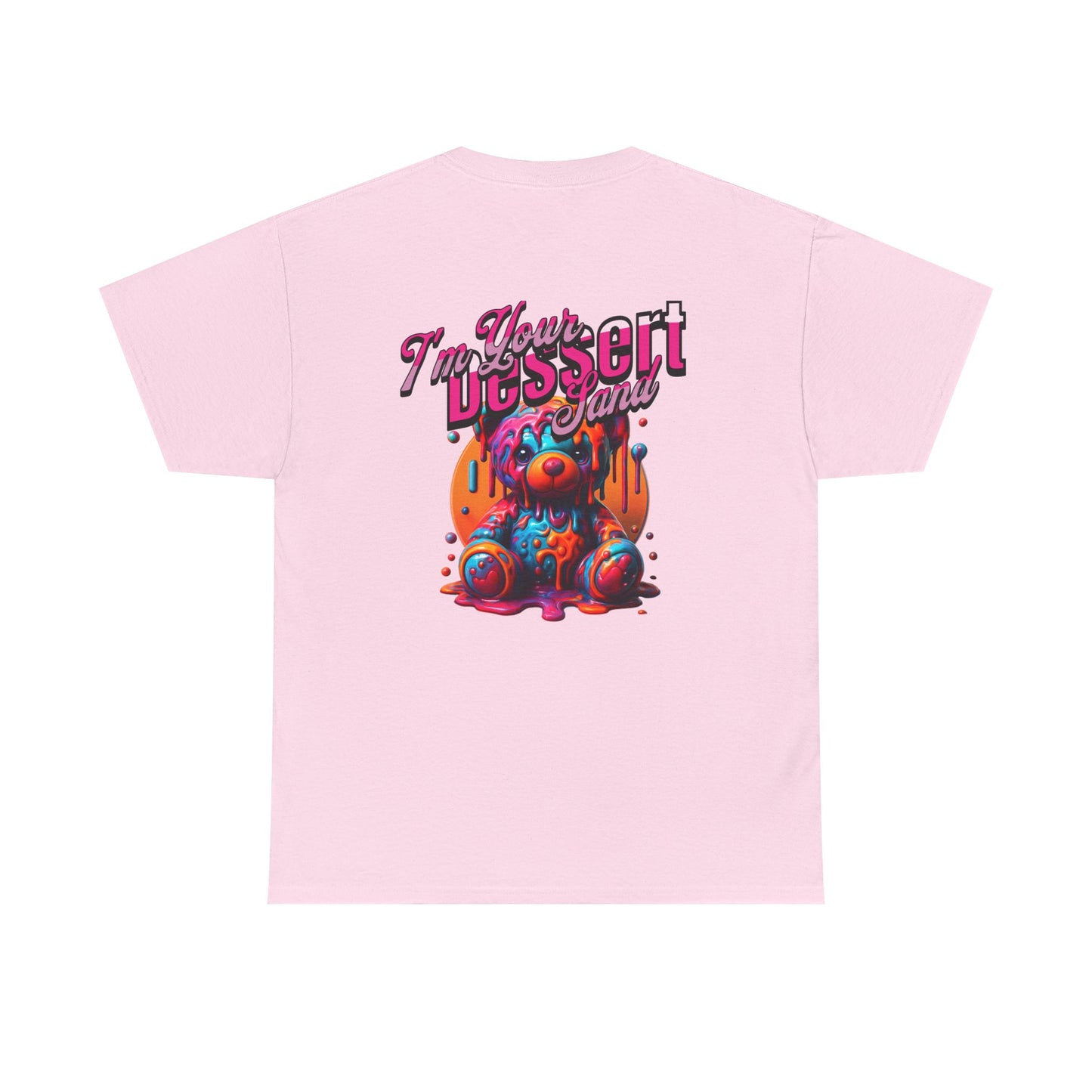 Whimsical Unisex Tee with Dessert Design, Fun Graphic Shirt for Parties, Casual Wear, Gift for Food Lovers, Cute Apparel