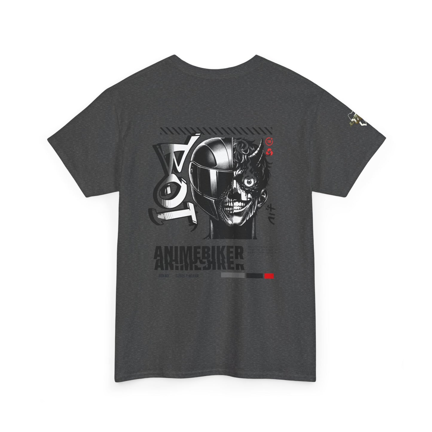 Anime-Inspired Unisex Heavy Cotton Tee | Casual Streetwear | Gift for Gamers, Anime Lovers, Unique Graphic Tee, Everyday Fashion