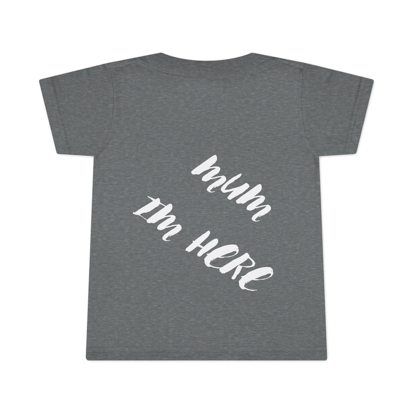 Toddler Mum I'm Here Skull T-Shirt - Cool Graphic Tee, Baby Announcement Shirt, Toddler Birthday Gift, Halloween Outfit, Unique Fun Apparel