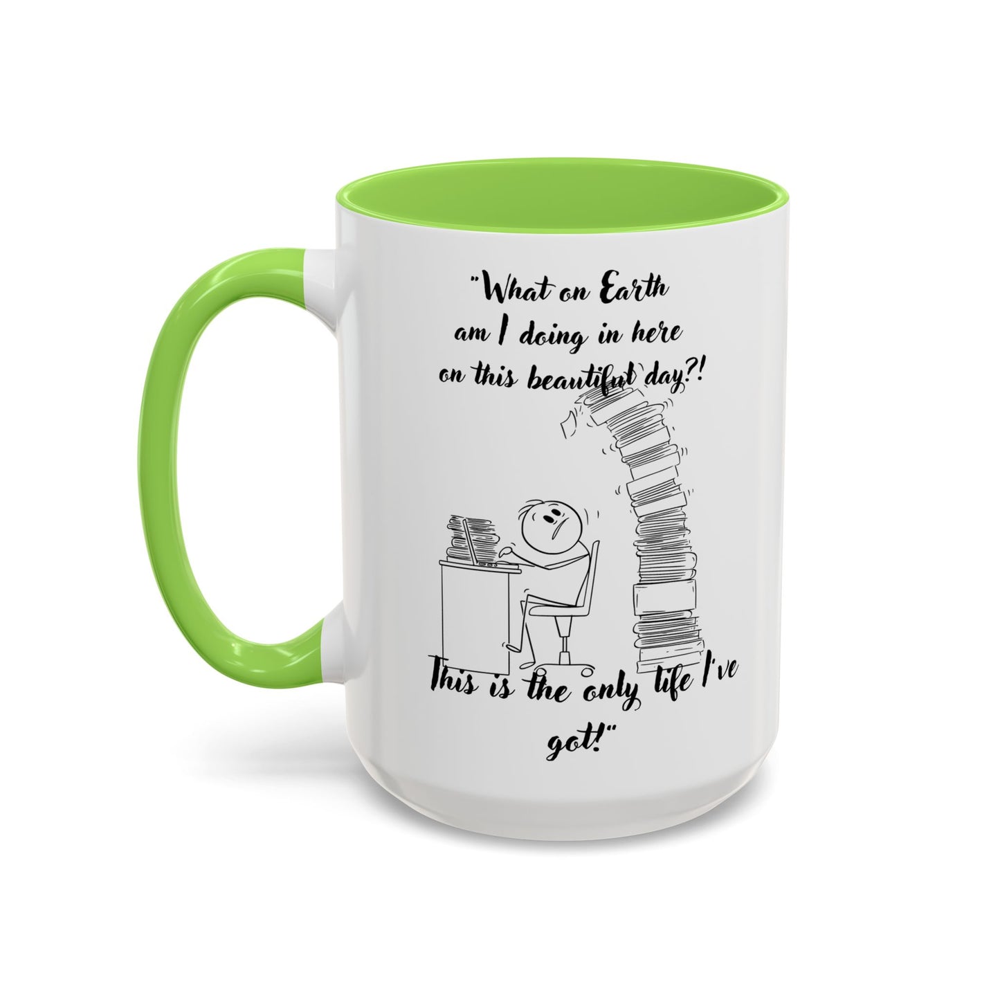 What am I doing here Coffee Mug - Perfect for Writers, Students, and Book Lovers!