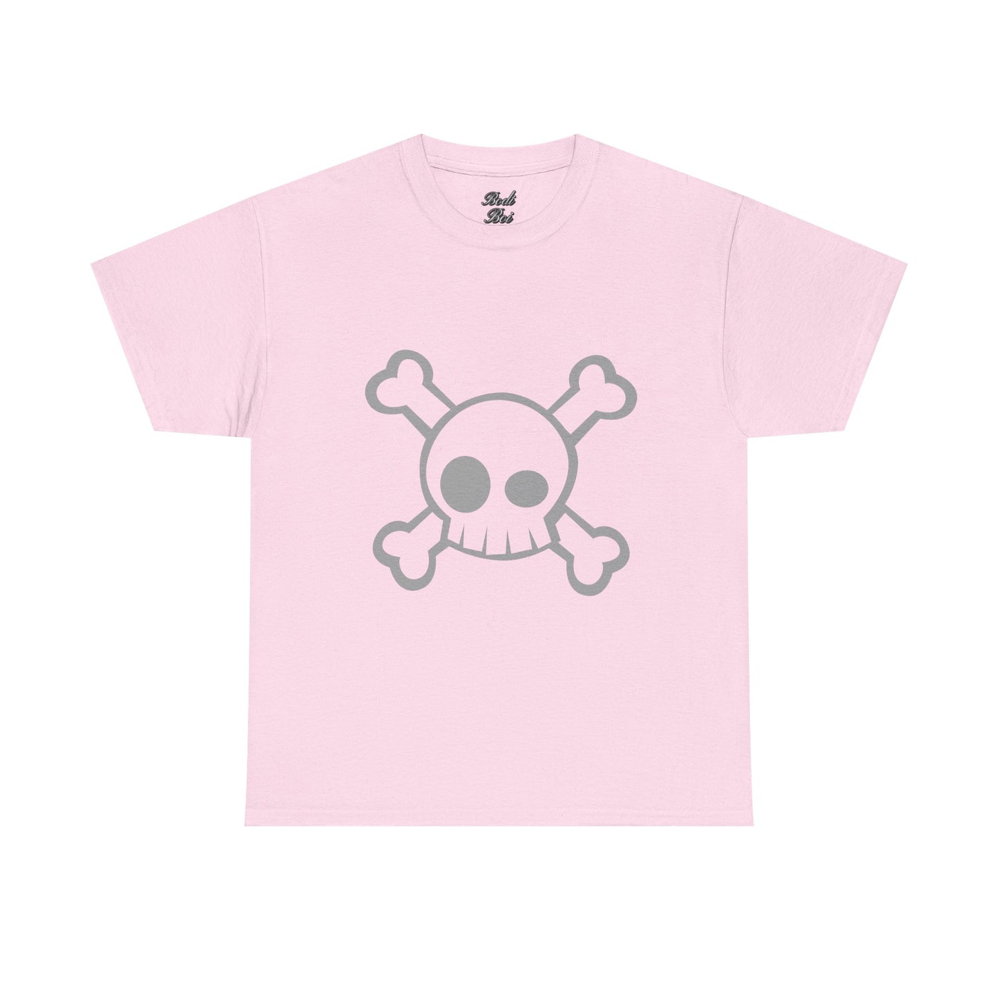 Skull & Bear Graphic Tee, Unisex Heavy Cotton Shirt for Casual Wear, Gift for Birthdays, Halloween, Gothic Tee, Cool Tee, Bear Lover Gift,