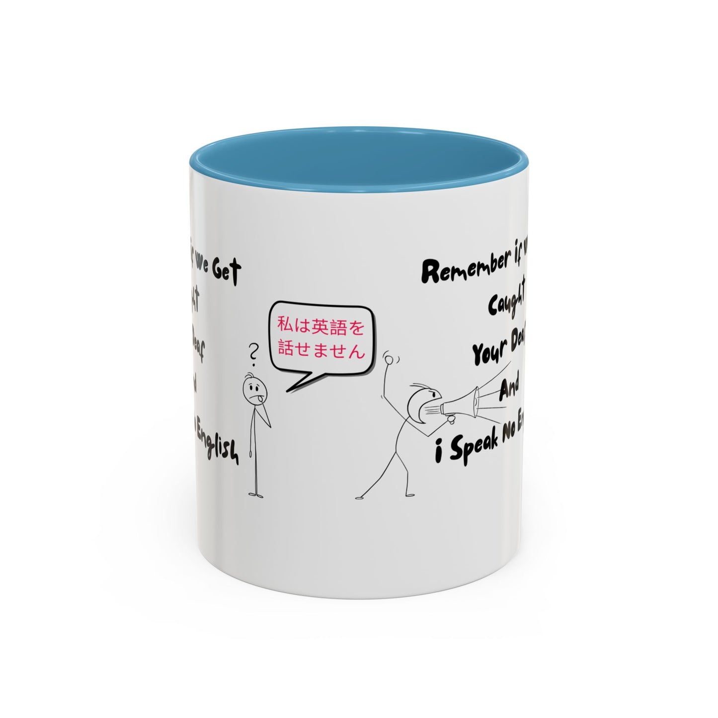 Humorous Accent Coffee Mug, Funny Gift for Language Lovers, Quirky Tea Mug, Cute Coffee Cup, Ideal for Friends, Family, or Students