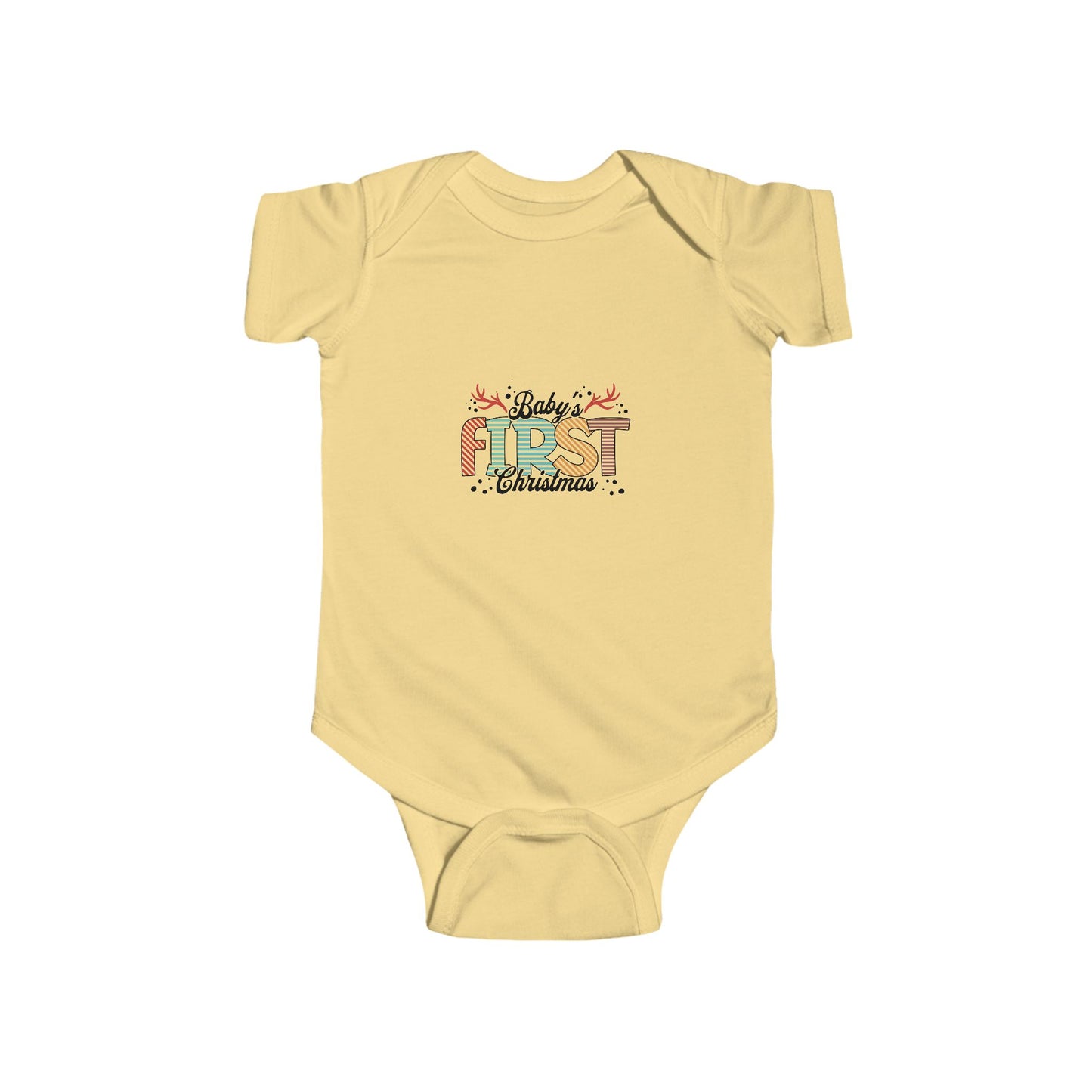 Baby's First Christmas Bodysuit, Infant Christmas Outfit, Holiday Baby Onesie, Cute Baby Gift, First Christmas Keepsake