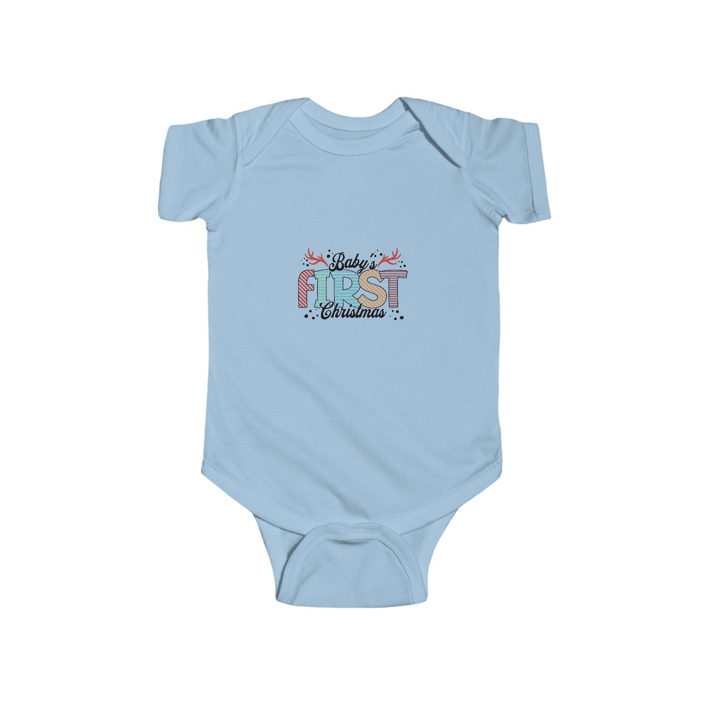 Baby's First Christmas Bodysuit, Infant Christmas Outfit, Holiday Baby Onesie, Cute Baby Gift, First Christmas Keepsake