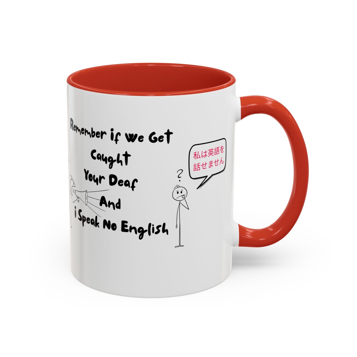 Humorous Accent Coffee Mug, Funny Gift for Language Lovers, Quirky Tea Mug, Cute Coffee Cup, Ideal for Friends, Family, or Students