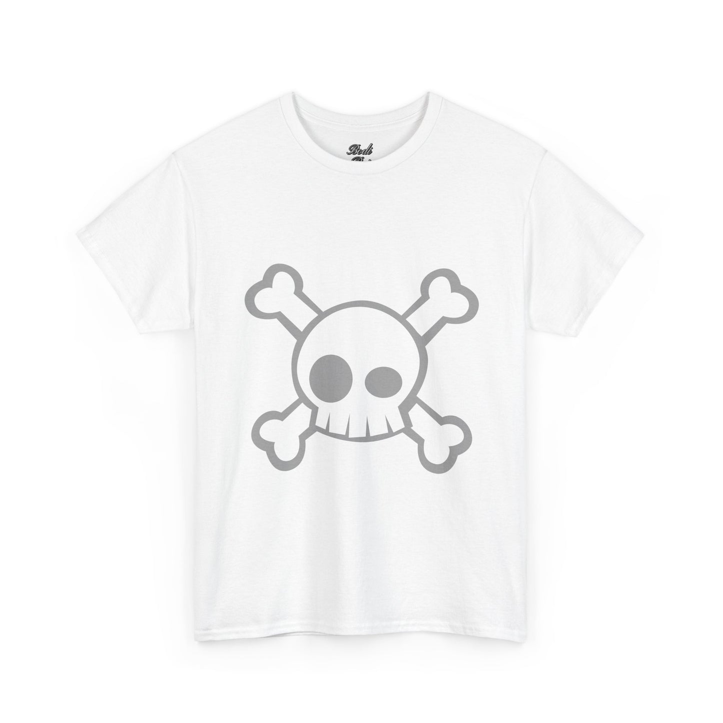 Skull & Bear Graphic Tee, Unisex Heavy Cotton Shirt for Casual Wear, Gift for Birthdays, Halloween, Gothic Tee, Cool Tee, Bear Lover Gift,
