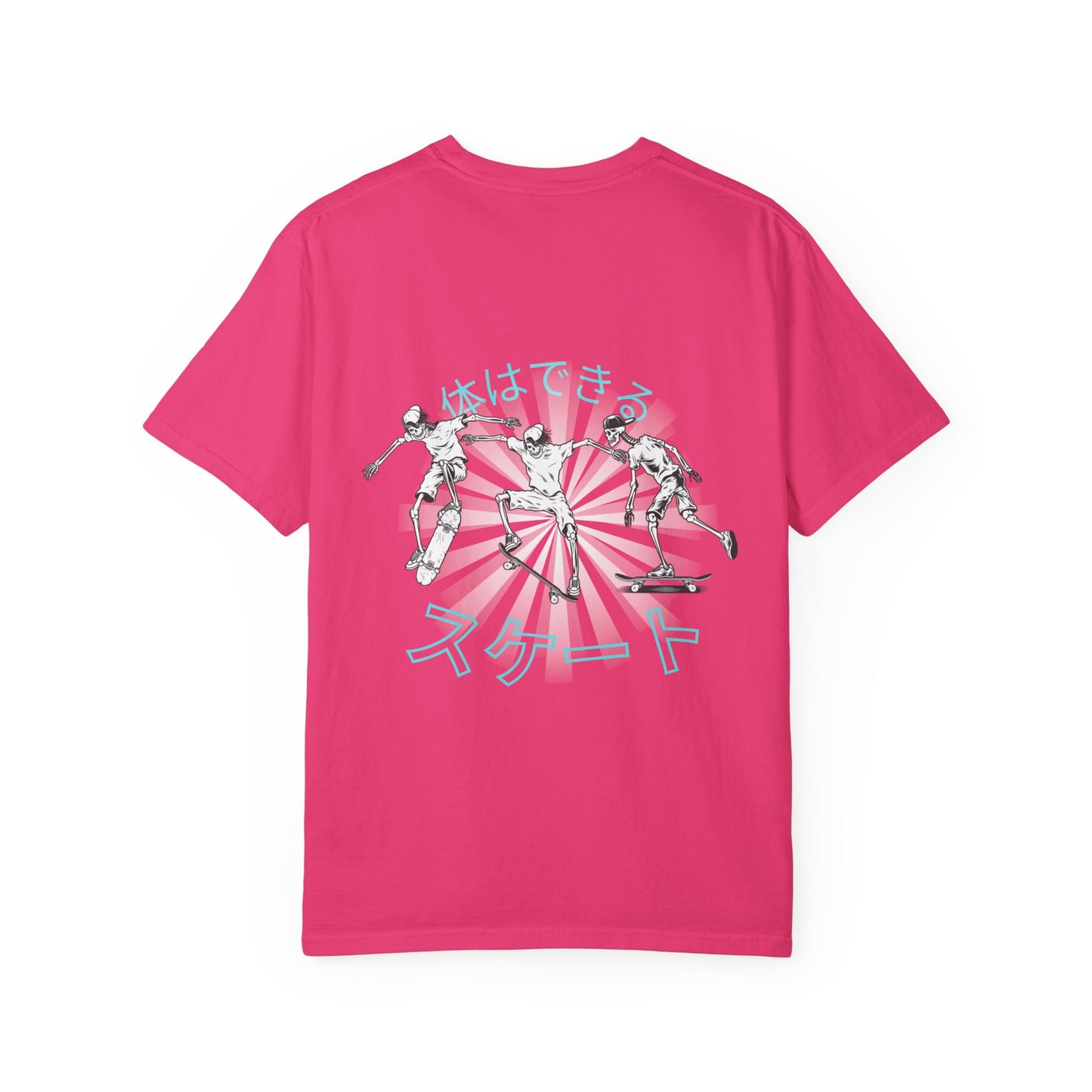 Japanese Skateboarding Design T-Shirt, Unisex Graphic Tee, Casual Streetwear, Gift for Skaters, Trendy Graphic T-Shirt, Funny Skate Shirt