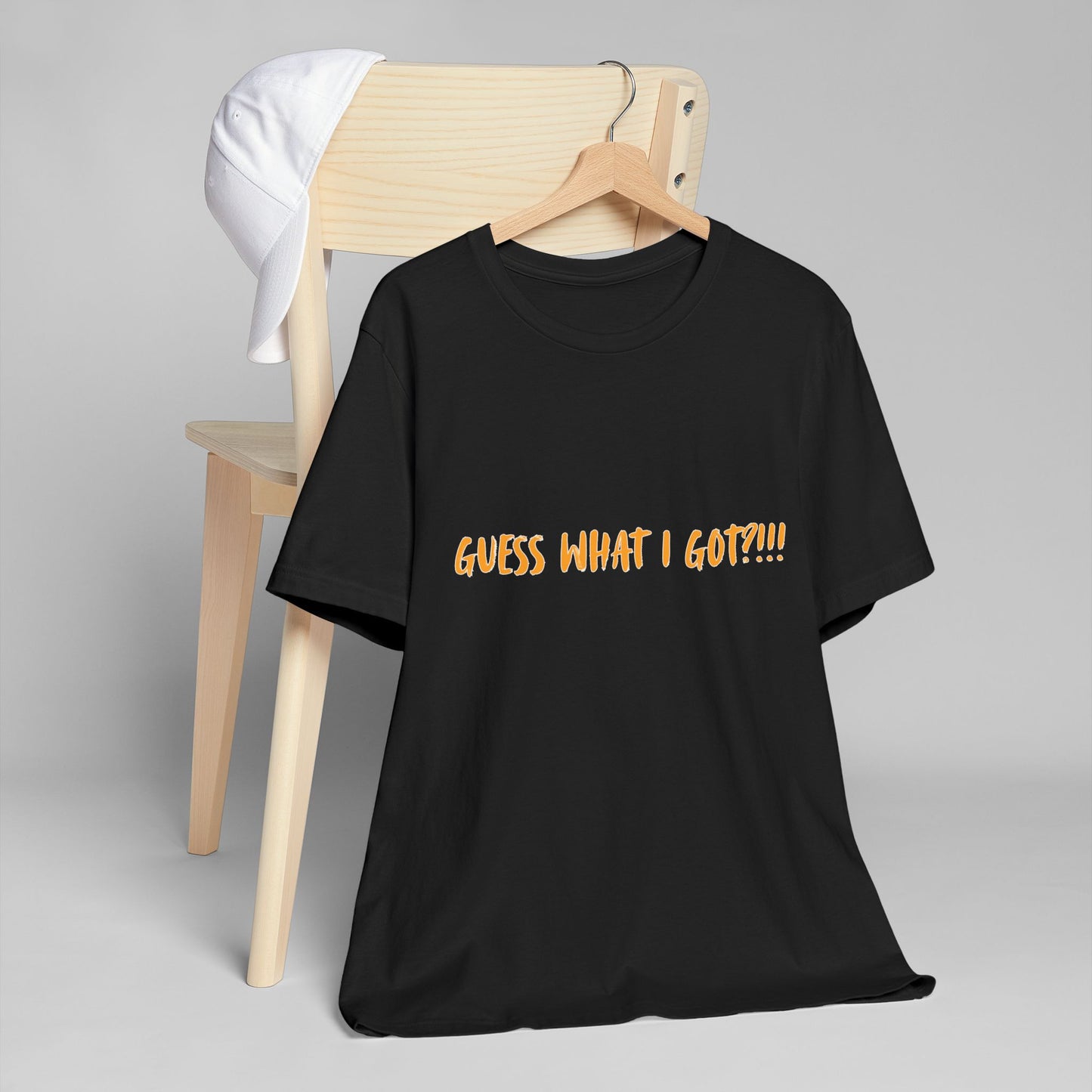 Guess What I Got? Unisex Jersey T-Shirt, Funny Gift Shirt, Humor Tee, Crab Design, Unisex Everyday Wear