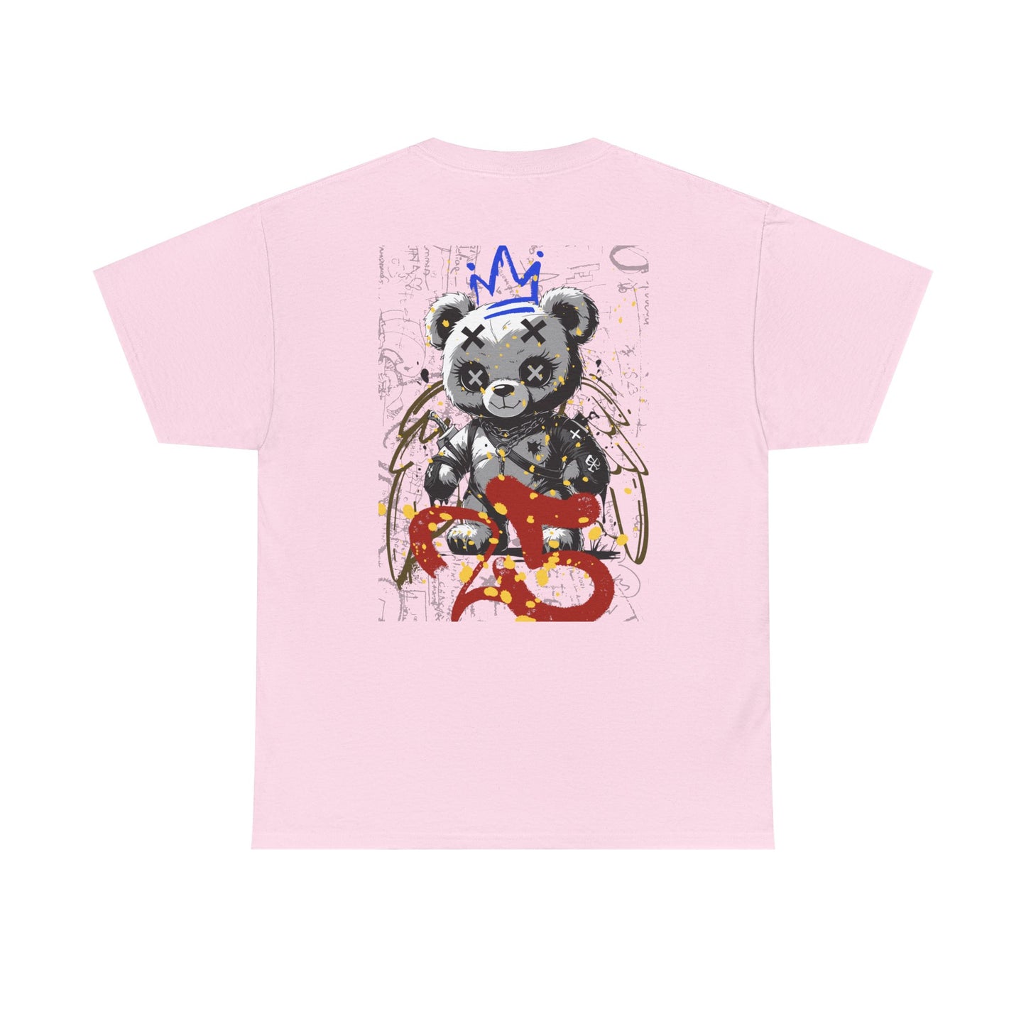 Skull & Bear Graphic Tee, Unisex Heavy Cotton Shirt for Casual Wear, Gift for Birthdays, Halloween, Gothic Tee, Cool Tee, Bear Lover Gift,