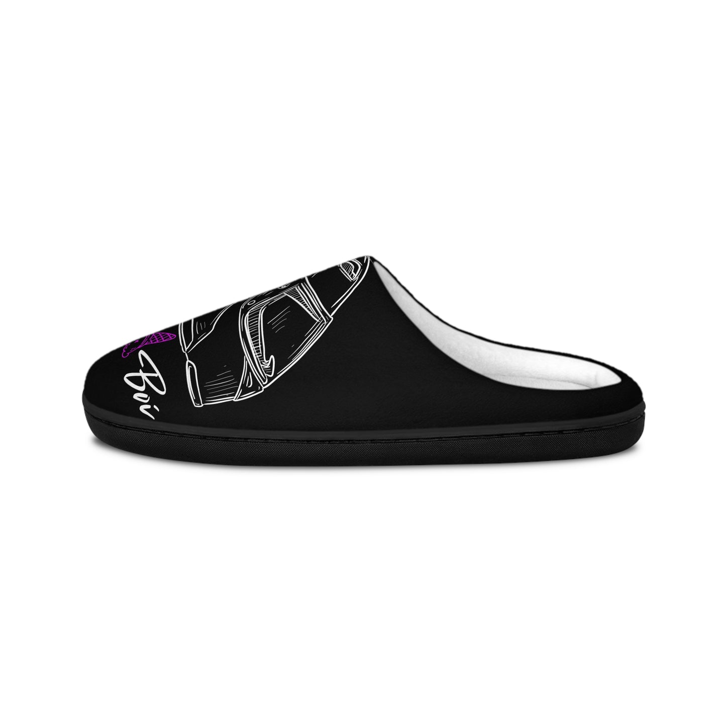 Stylish Men's Indoor Slippers Motor bike with Funky Design, Cozy Home Footwear, Gift for Him, Relaxation Slippers, Unique Decorative Slippers
