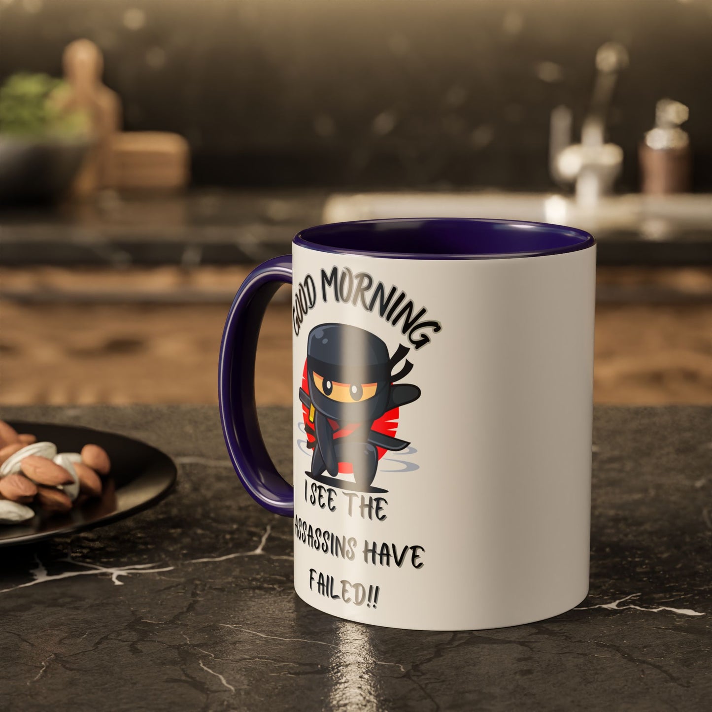 Colourful Assassins have failed Coffee Mug, 11oz/15oz, Funny Gift for Him/Her, Office Humor, Birthday Present, Unique Ceramic Mugs
