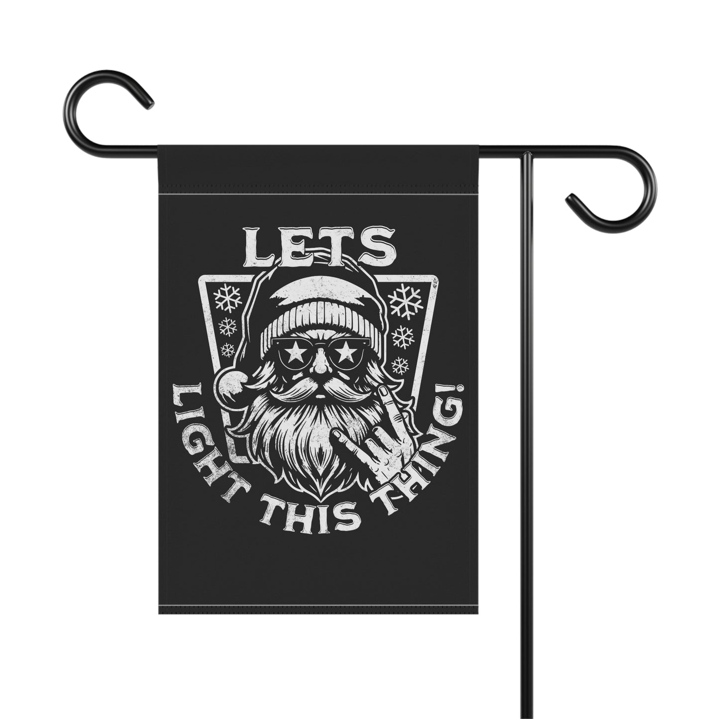 Christmas Garden Banner, Holiday Decor, Festive Outdoor Flag, Winter Home Decoration, Seasonal Garden Sign, Yard Art