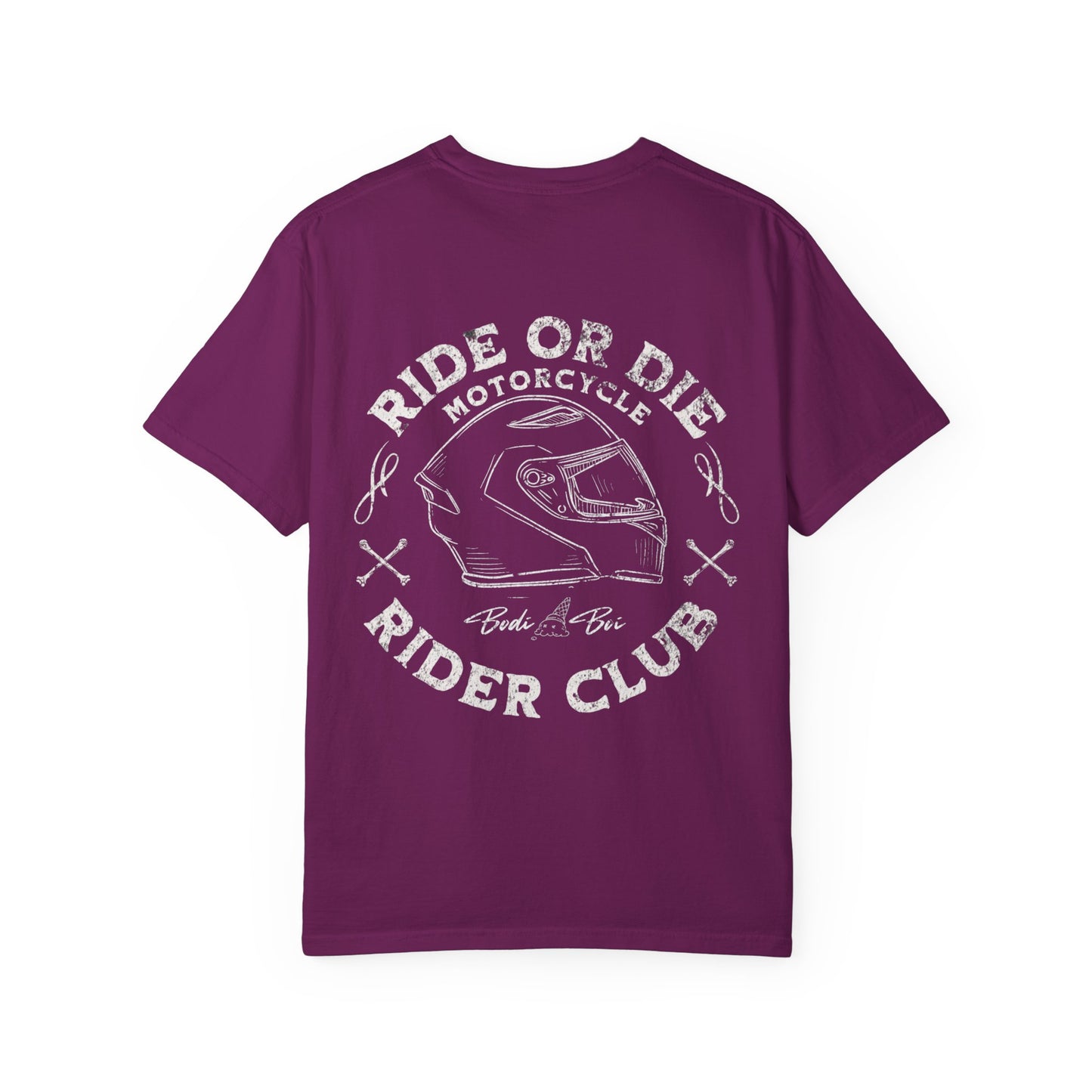 Motorcycle Club T-Shirt | Unisex Garment-Dyed Tee | Cool Rider Style, Casual Wear, Gift for Biker Enthusiasts, Men & Women