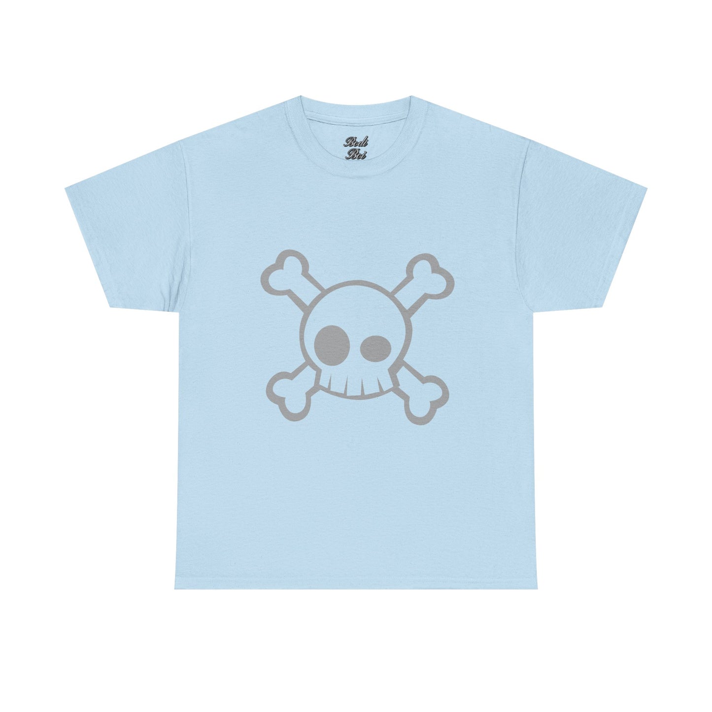 Skull & Bear Graphic Tee, Unisex Heavy Cotton Shirt for Casual Wear, Gift for Birthdays, Halloween, Gothic Tee, Cool Tee, Bear Lover Gift,