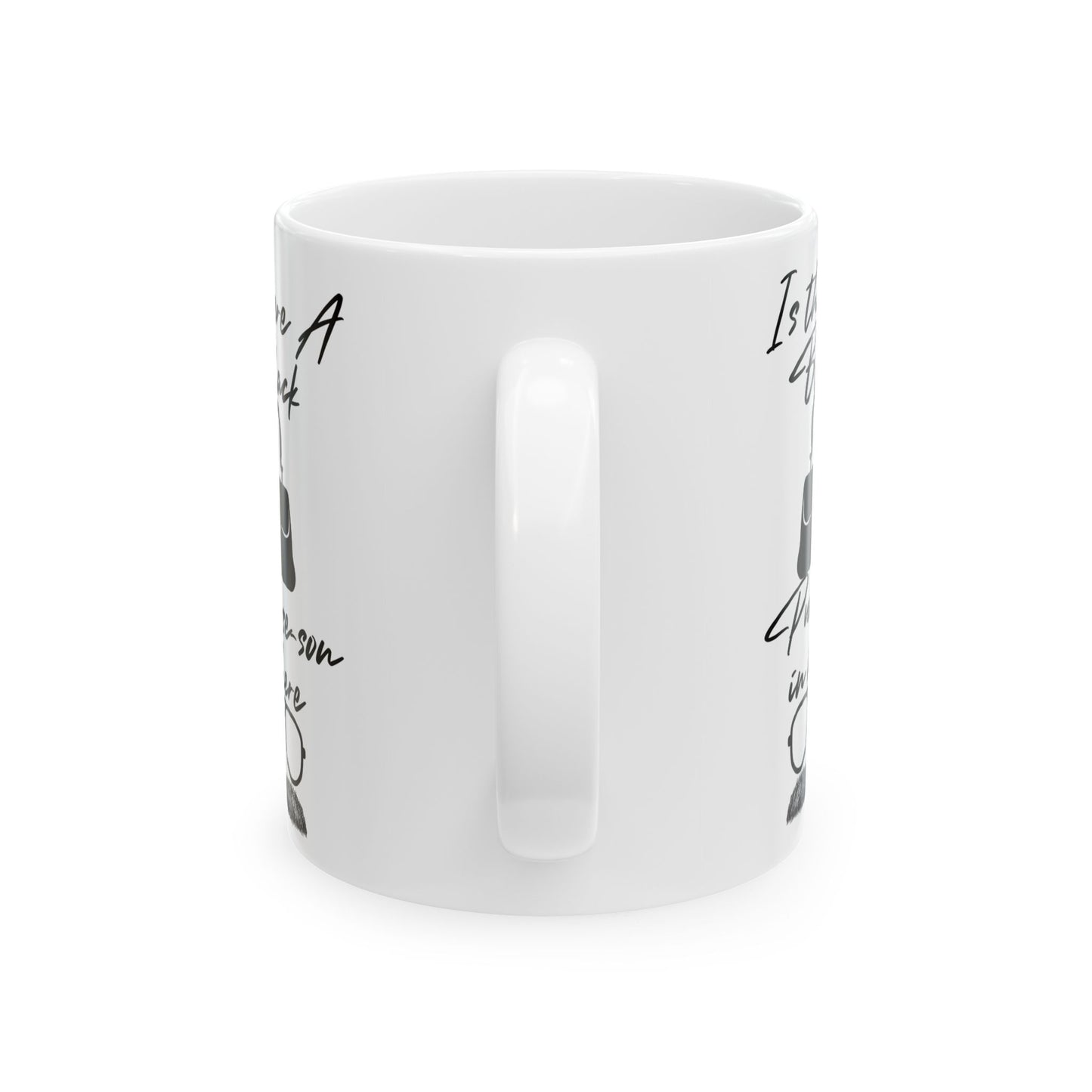 Black Purse Ceramic Mug | Funny Coffee Cup for Teachers, Birthday Gift, Office Humor, 11oz 15oz
