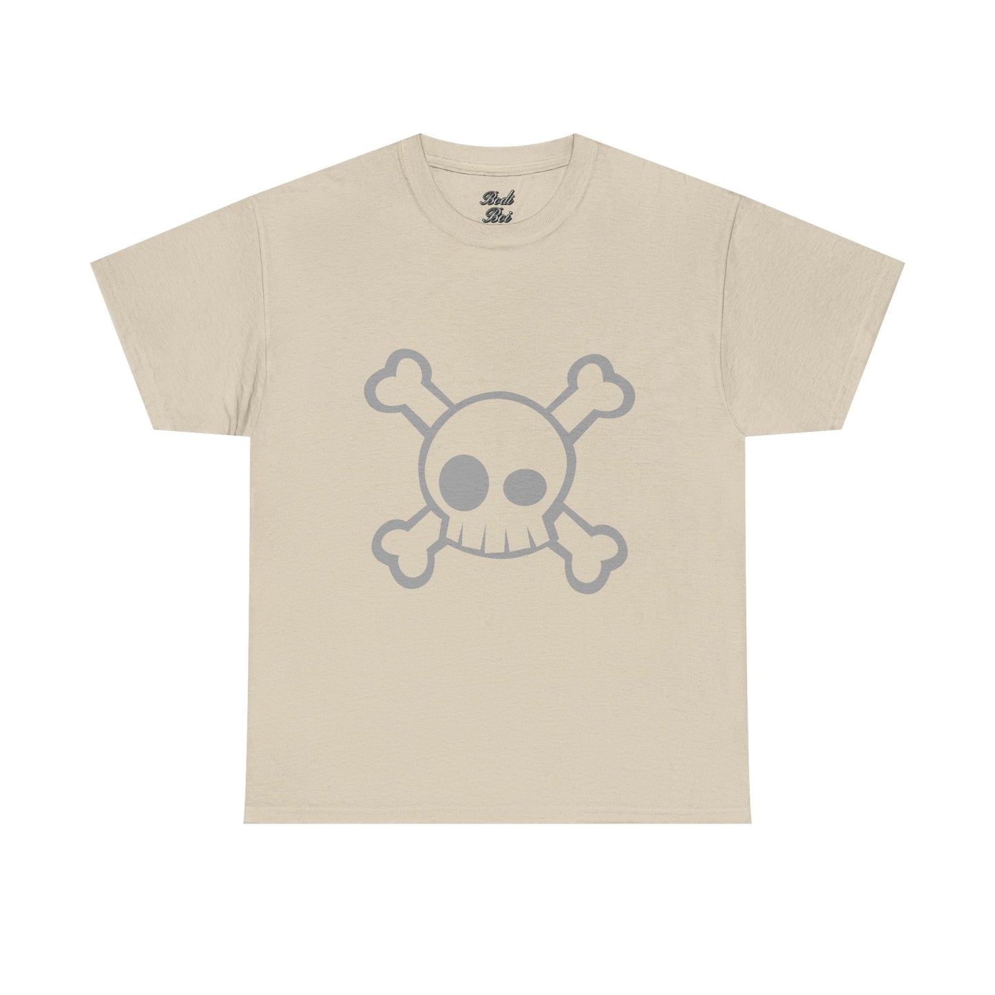 Skull & Bear Graphic Tee, Unisex Heavy Cotton Shirt for Casual Wear, Gift for Birthdays, Halloween, Gothic Tee, Cool Tee, Bear Lover Gift,