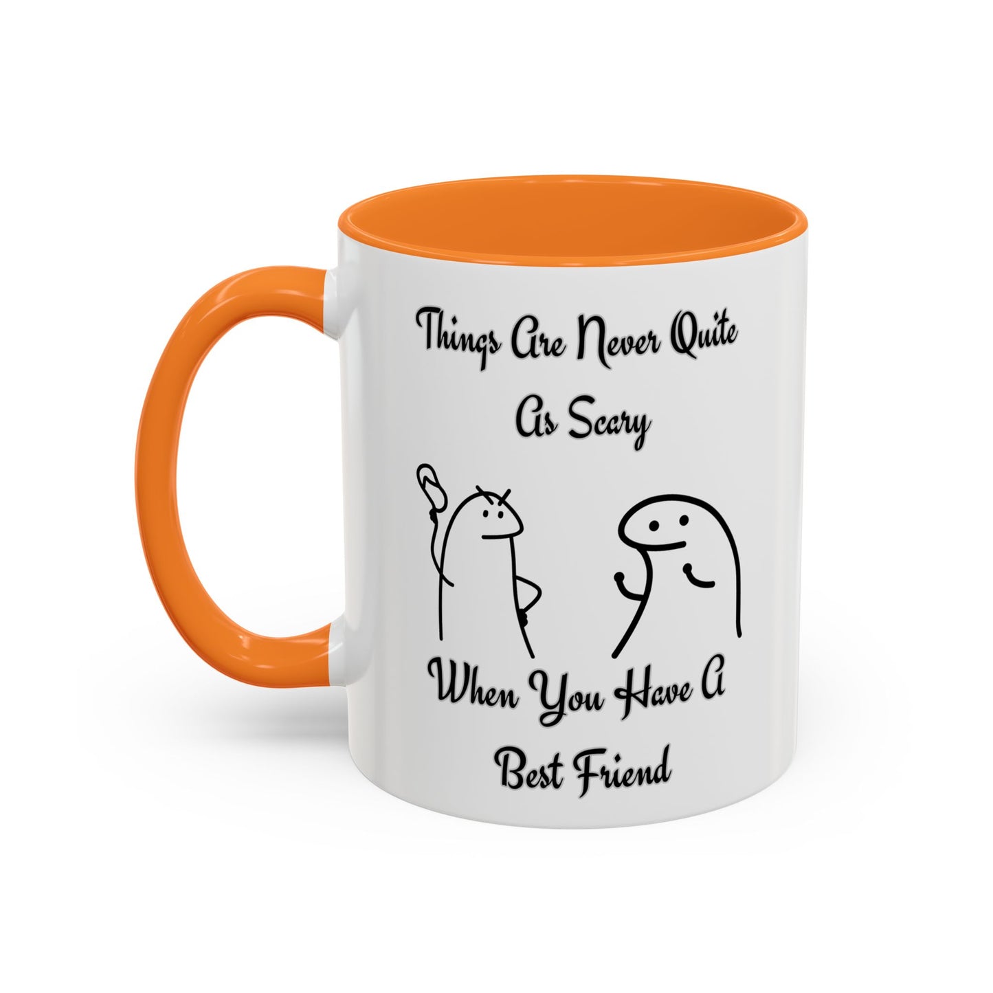 Best Friend Coffee Mug, Colorful Friendship Mug, Cute Gift for Friends, Inspirational Quote Mug, 11oz, 15oz