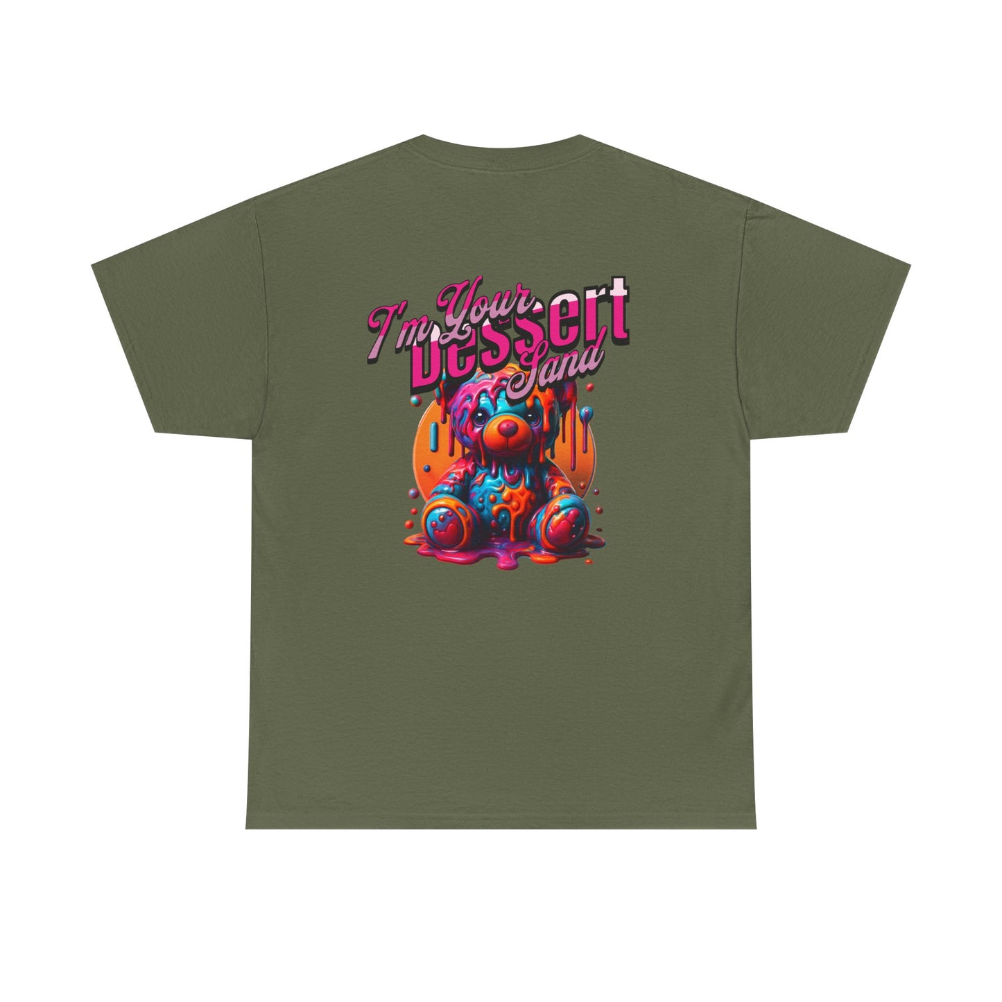 Whimsical Unisex Tee with Dessert Design, Fun Graphic Shirt for Parties, Casual Wear, Gift for Food Lovers, Cute Apparel