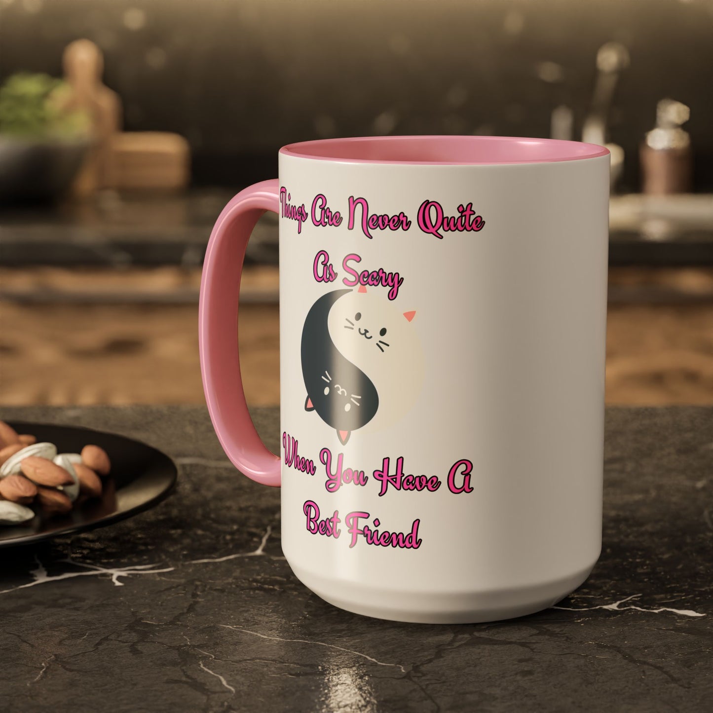 Cute Best Friend Coffee Mug | Colorful Ceramic Mug for Friendship | Gift for Besties, Birthdays, Friendship Day, Cute Mug
