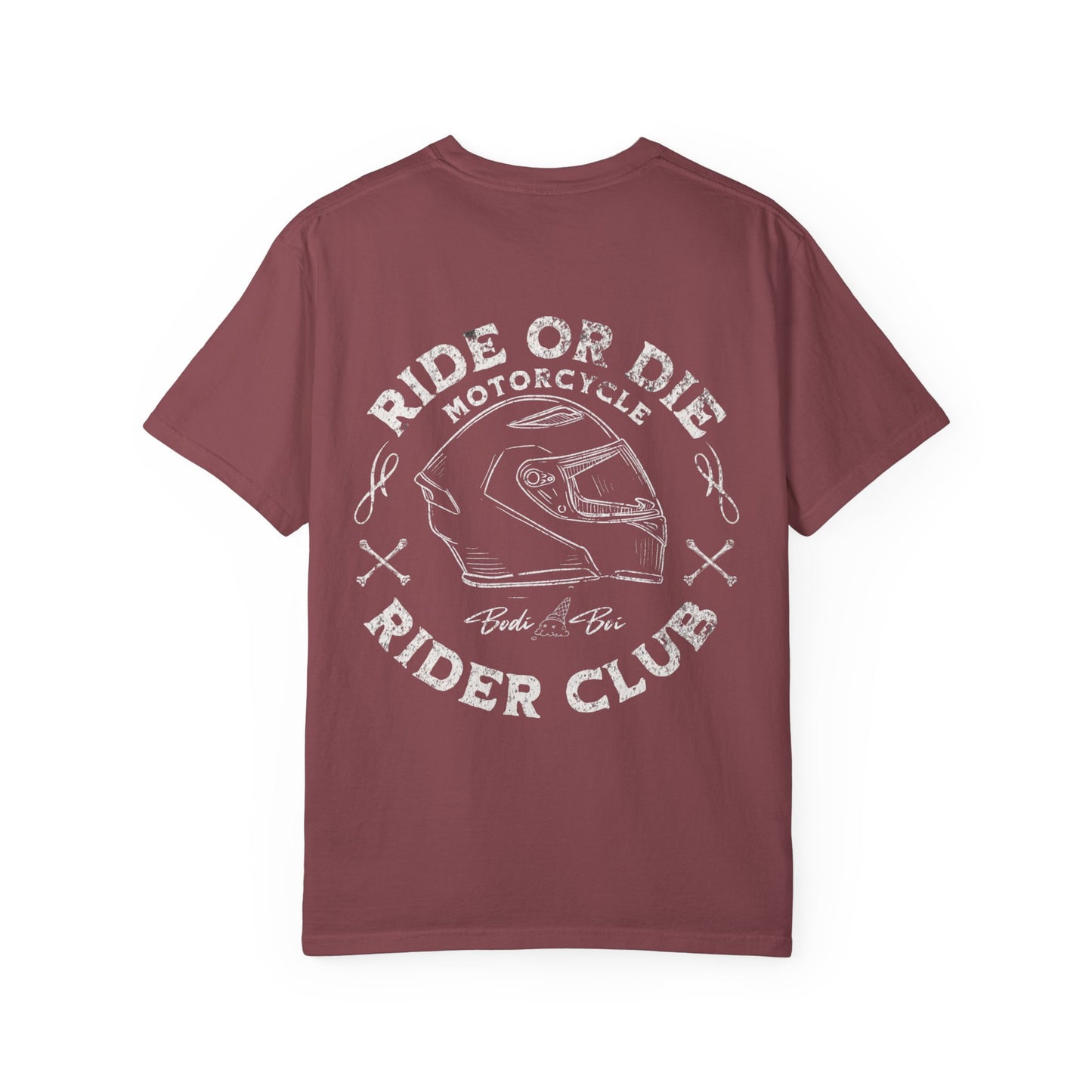 Motorcycle Club T-Shirt | Unisex Garment-Dyed Tee | Cool Rider Style, Casual Wear, Gift for Biker Enthusiasts, Men & Women