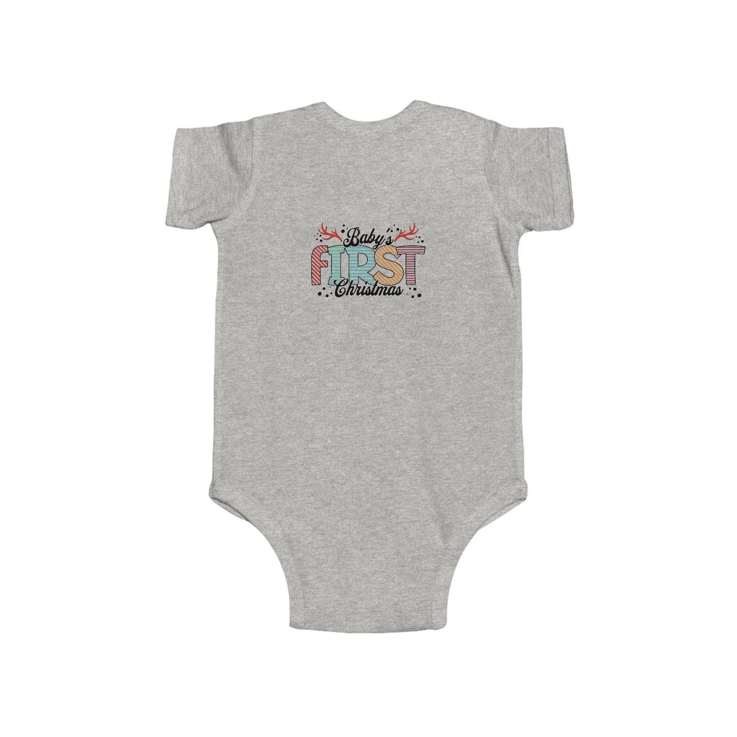 Baby's First Christmas Bodysuit, Infant Christmas Outfit, Holiday Baby Onesie, Cute Baby Gift, First Christmas Keepsake