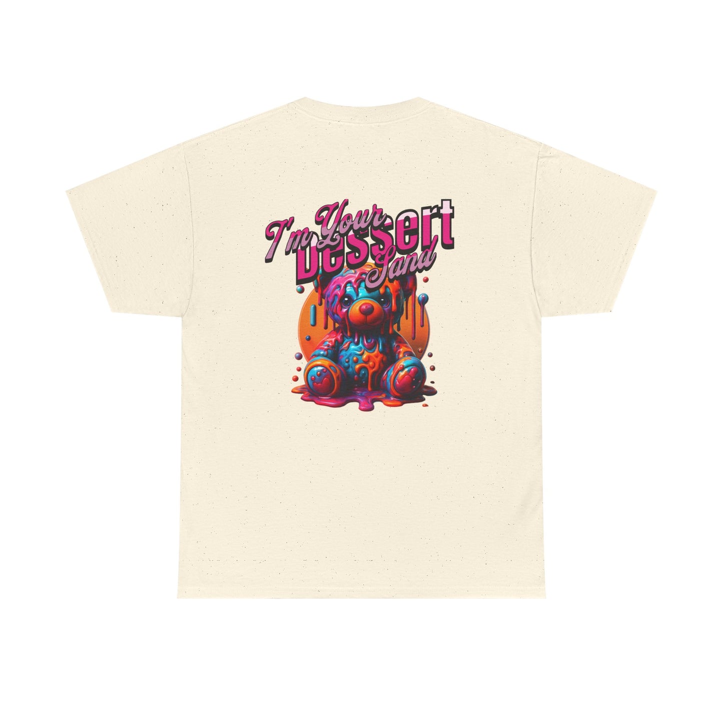 Whimsical Unisex Tee with Dessert Design, Fun Graphic Shirt for Parties, Casual Wear, Gift for Food Lovers, Cute Apparel