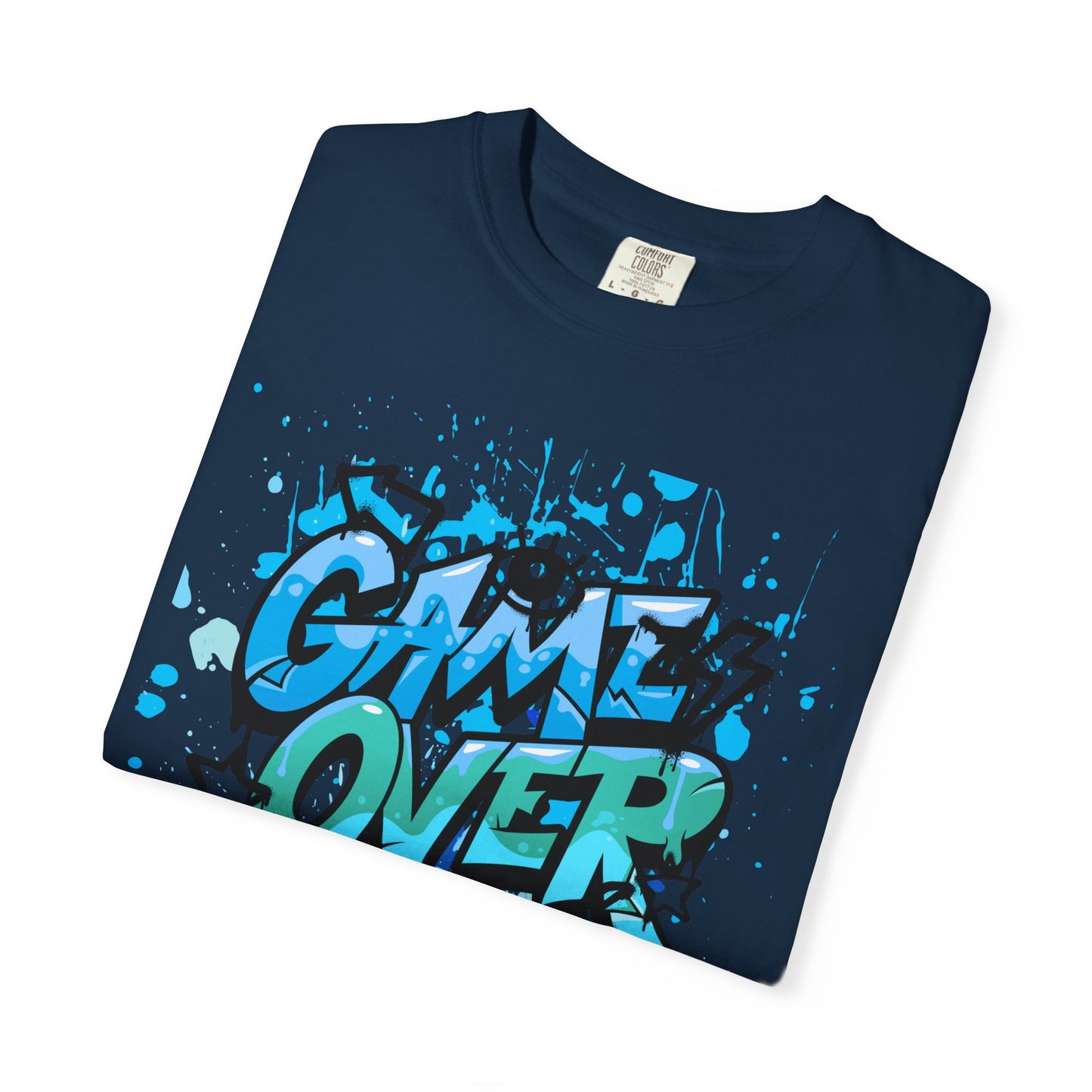 Gamer Skull T-shirt, Unisex Graphic Tee, Game Over Apparel, Casual Wear, Gift for Gamers, Streetwear, Cool Graphic Shirt